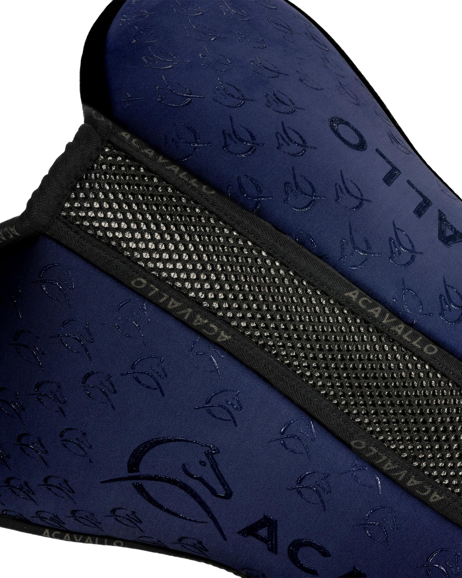 Acavallo Pad Mf Jccs Cw-3Ds Elastane & Bamboo Silicone Grip Flat Deep Blue/Black