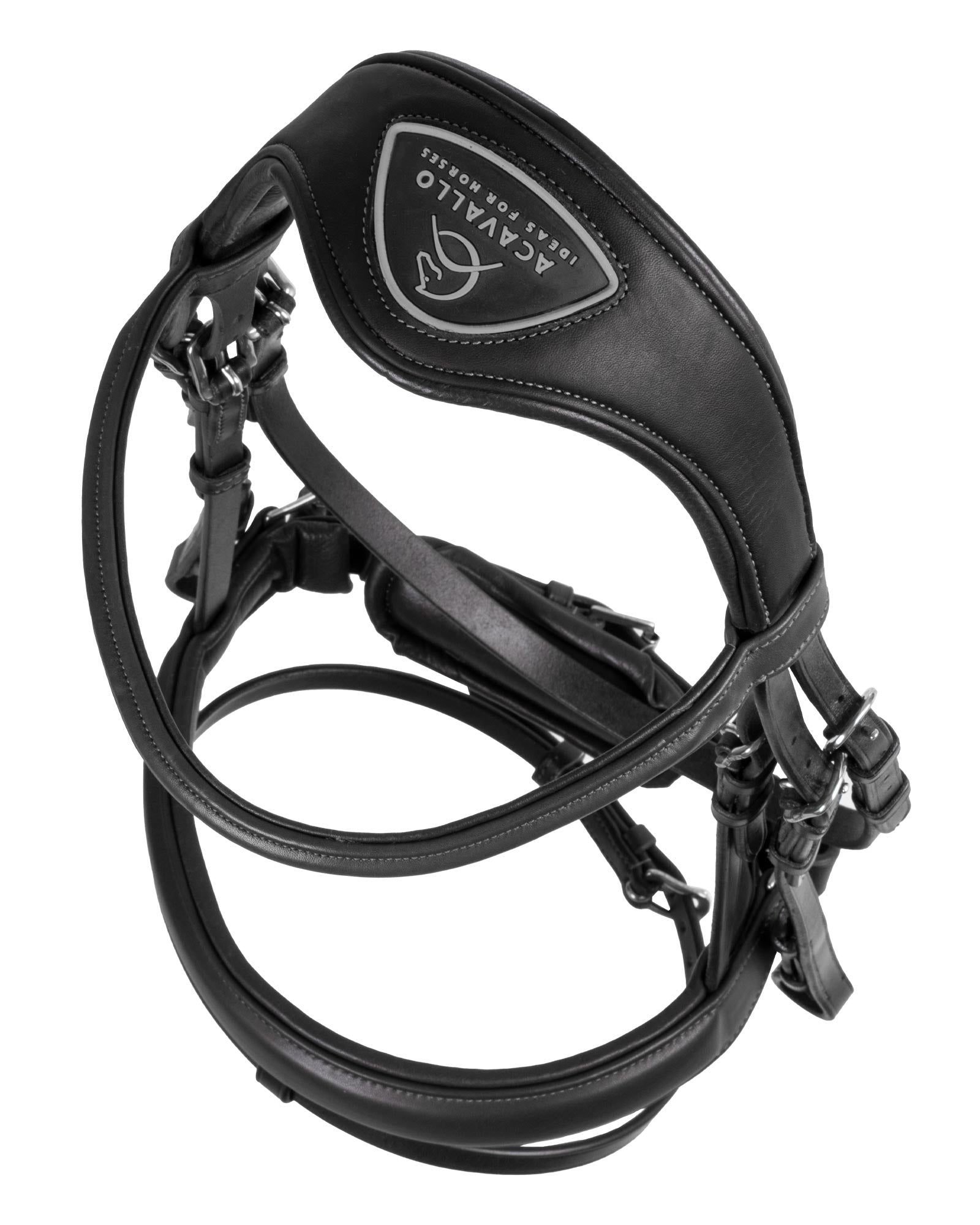 Acavallo Filosofia Bridle Calfskin Black