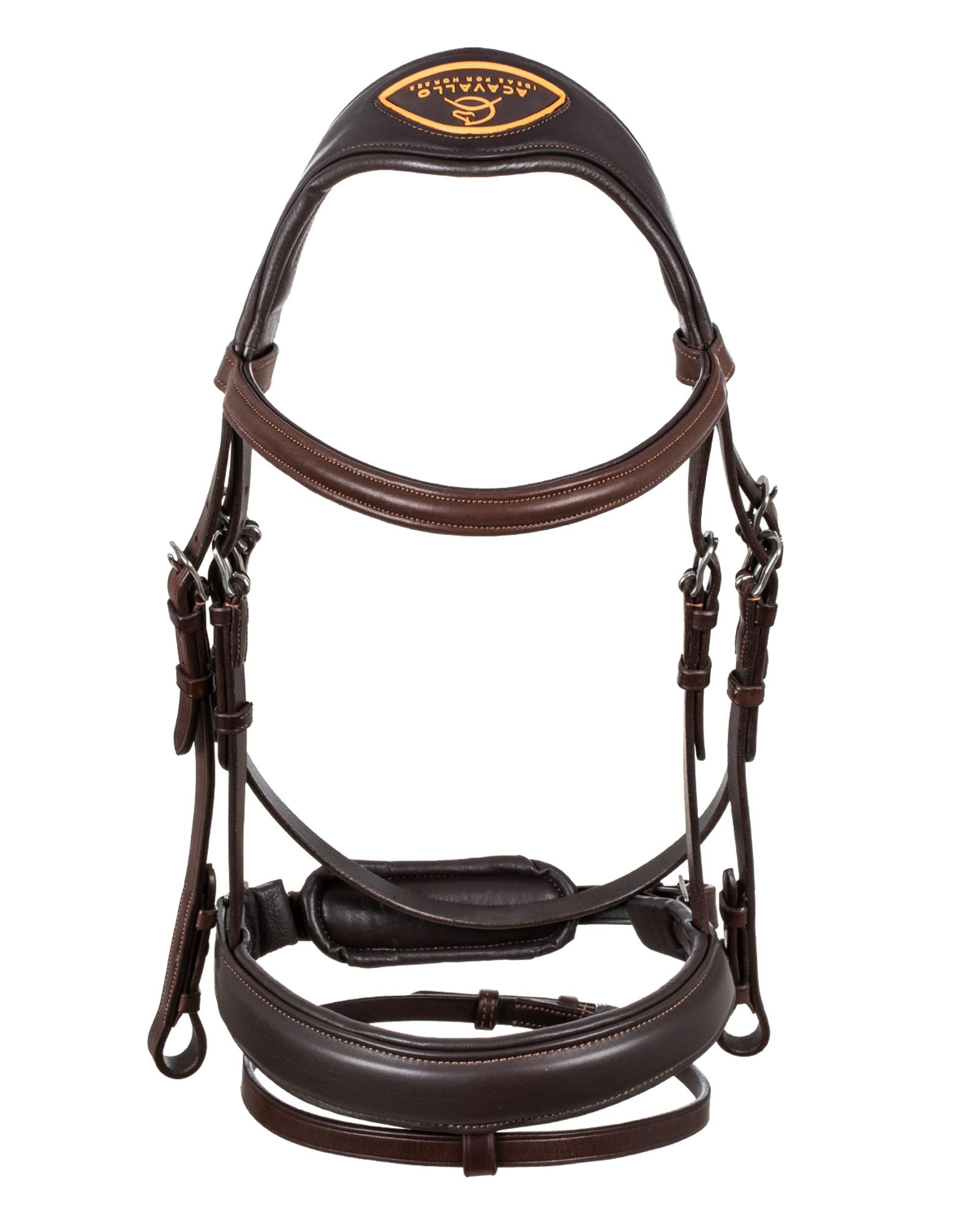 Acavallo Guernica Calfskin Bridle Dark Brown
