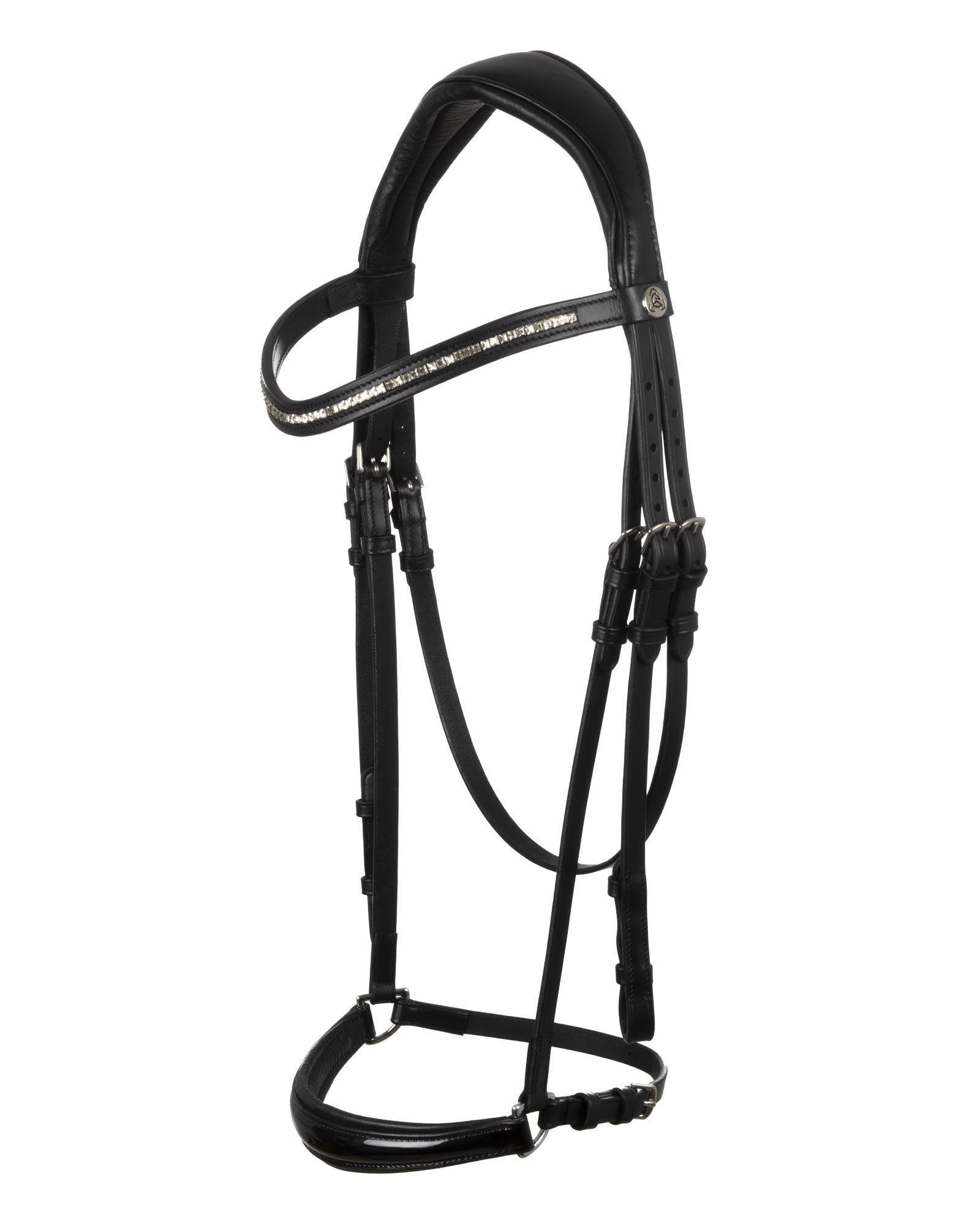 Acavallo Dama Bridle Calfskin Black