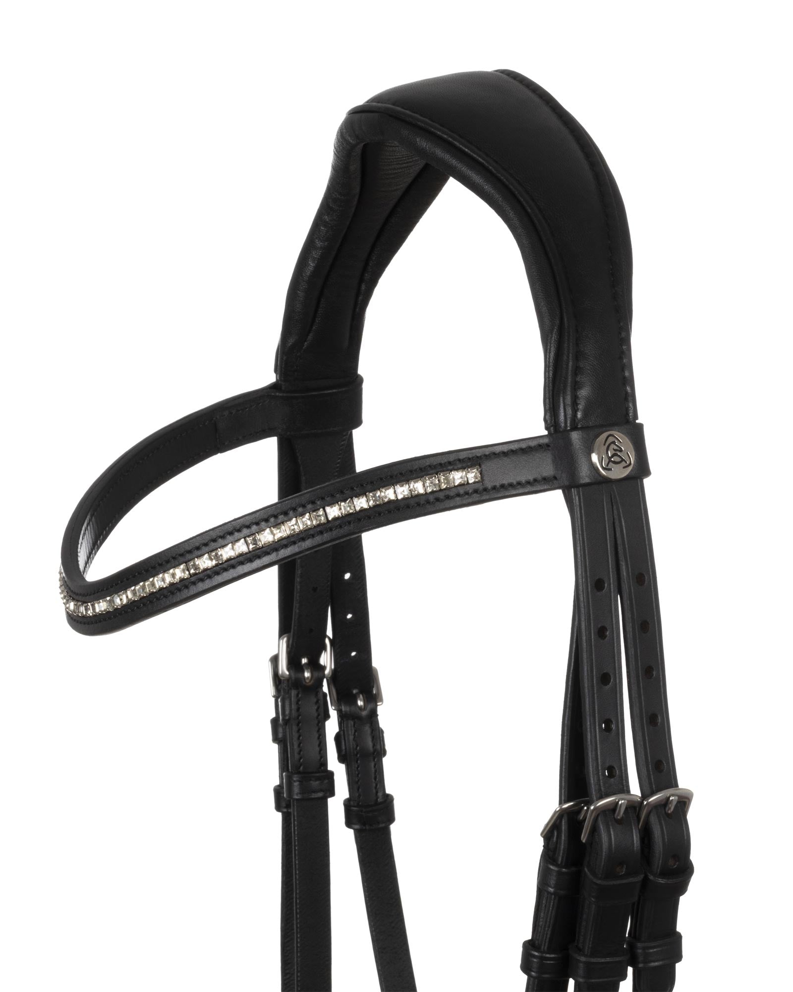 Acavallo Dama Bridle Calfskin Black