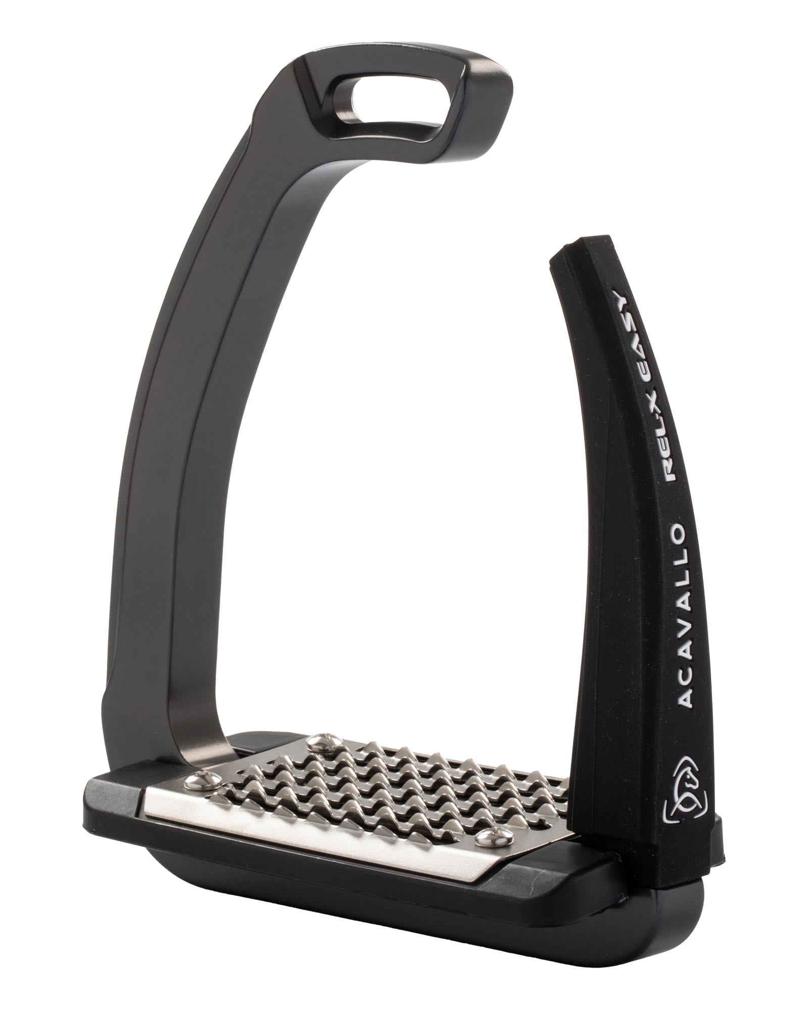 Acavallo Rel-X Easy Stirrups Charcoal