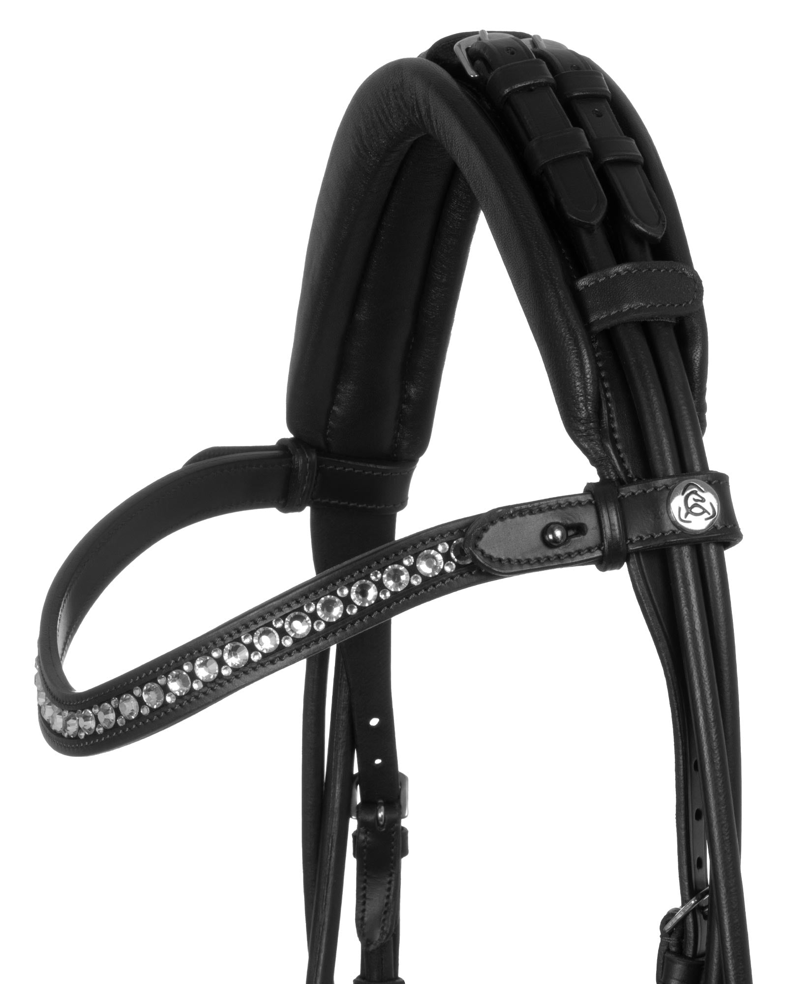 Acavallo Dalila Bridle Calfskin Black/Black