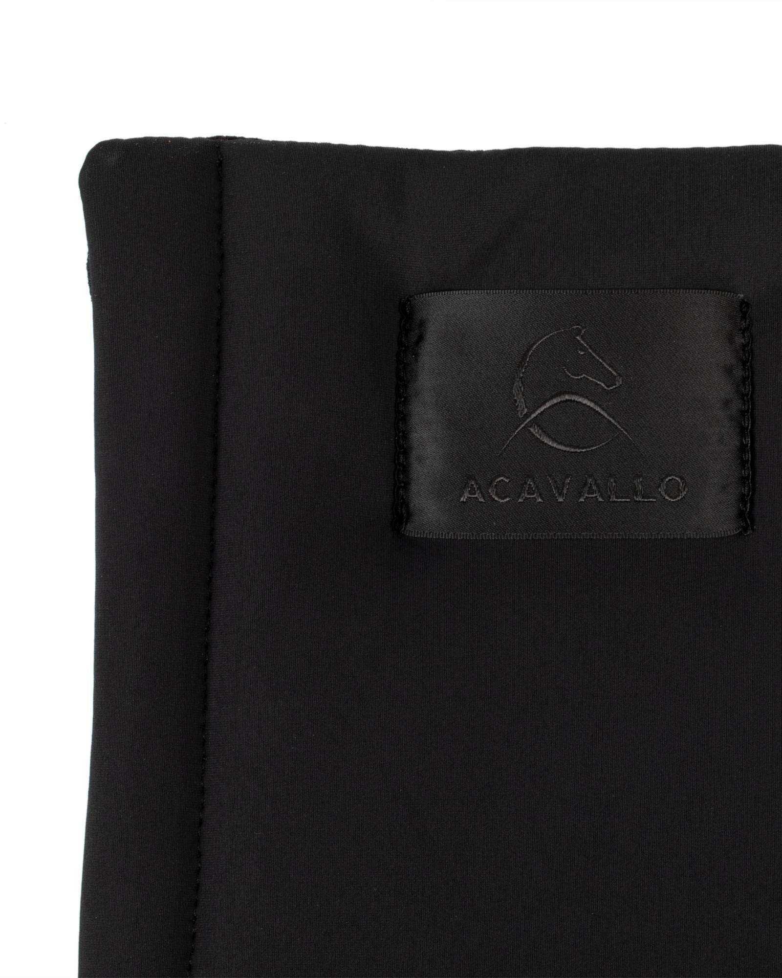 Acavallo Padded Cotton Soft Underbandages Black/Black