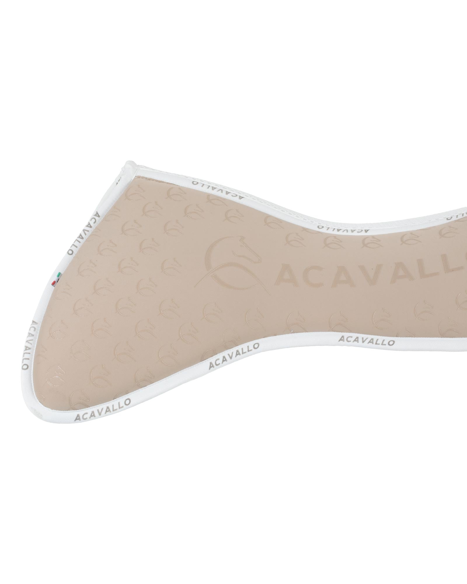 Acavallo Pad Mf Jccs Cw-3Ds Elastane & Bamboo Silicone Grip Flat Sand/White