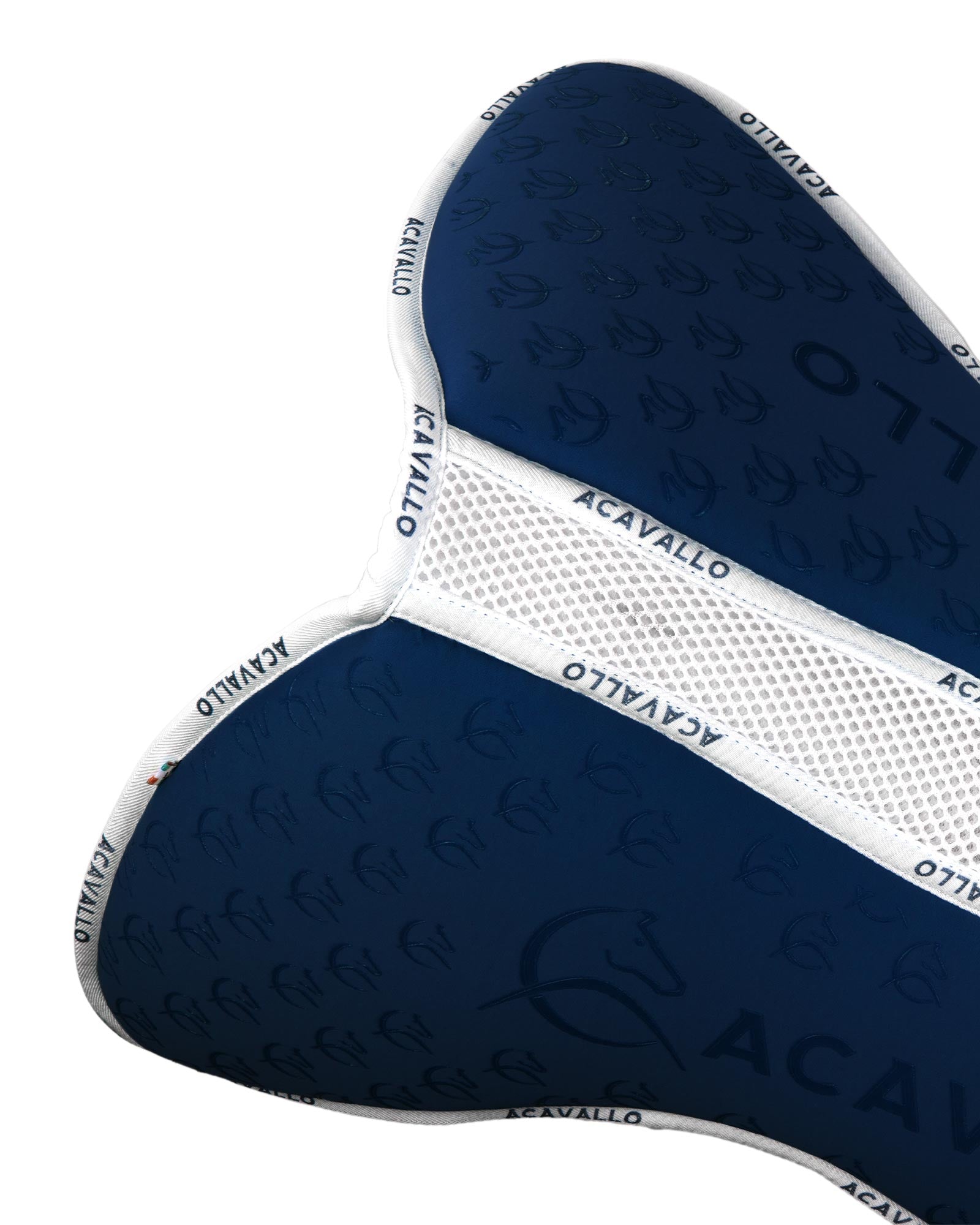 Acavallo Pad Mf Jccs Cw-3Ds Elastane & Bamboo Silicone Grip Flat Deep Blue/White