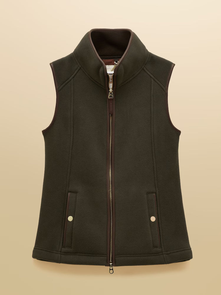 Joules Heritage Khaki Green Regular Fleece Gilet