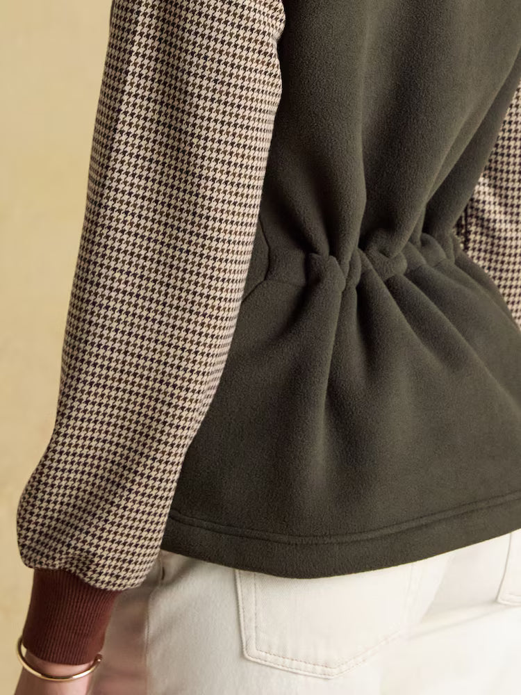 Joules Heritage Khaki Green Regular Fleece Gilet