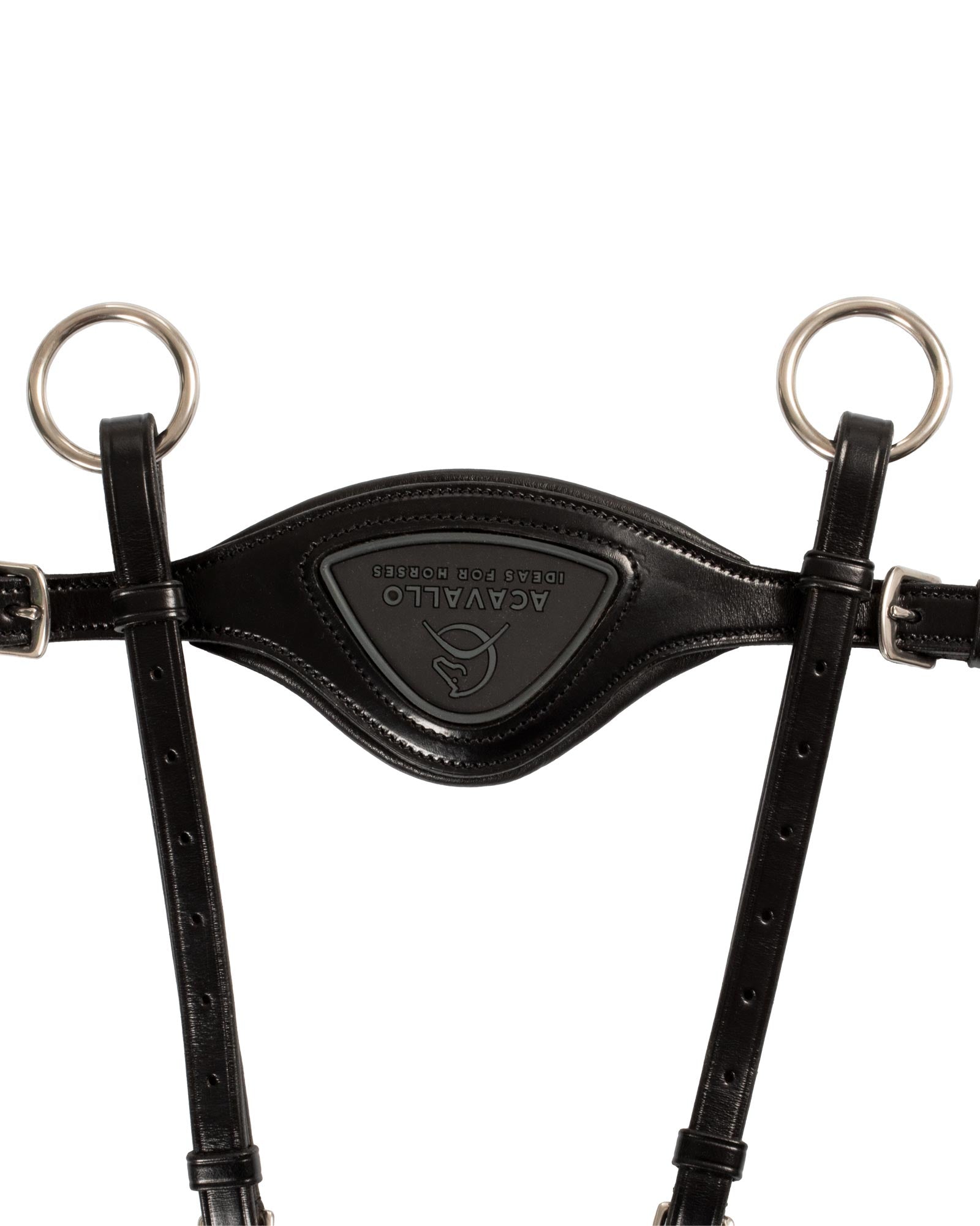 Acavallo Anatomical 5-Point Breastplate Black