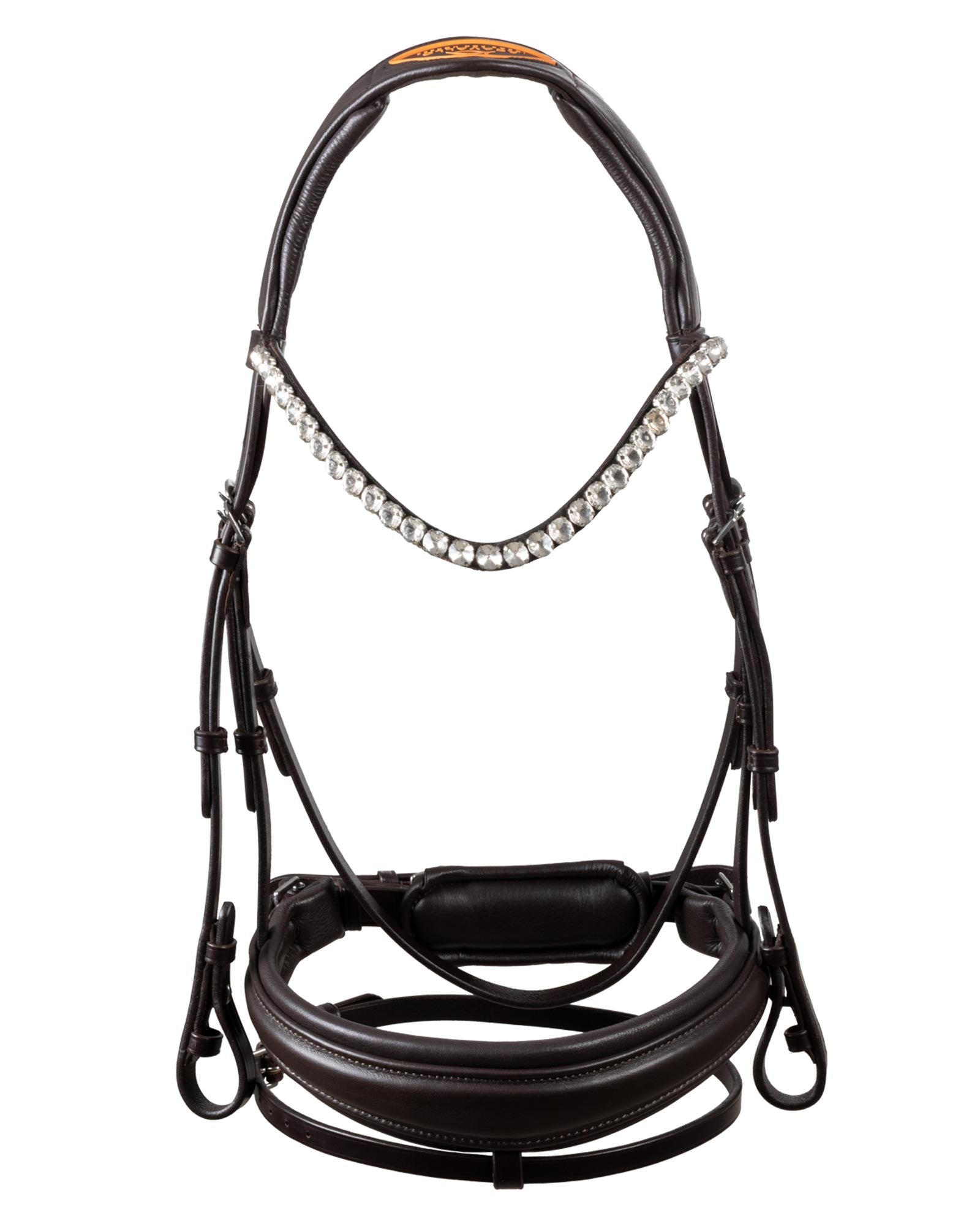 Acavallo Starry Night Calfskin Bridle Dark Brown