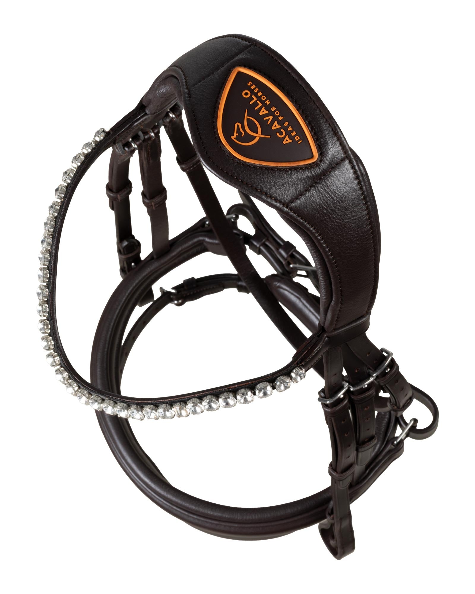 Acavallo Starry Night Calfskin Bridle Dark Brown