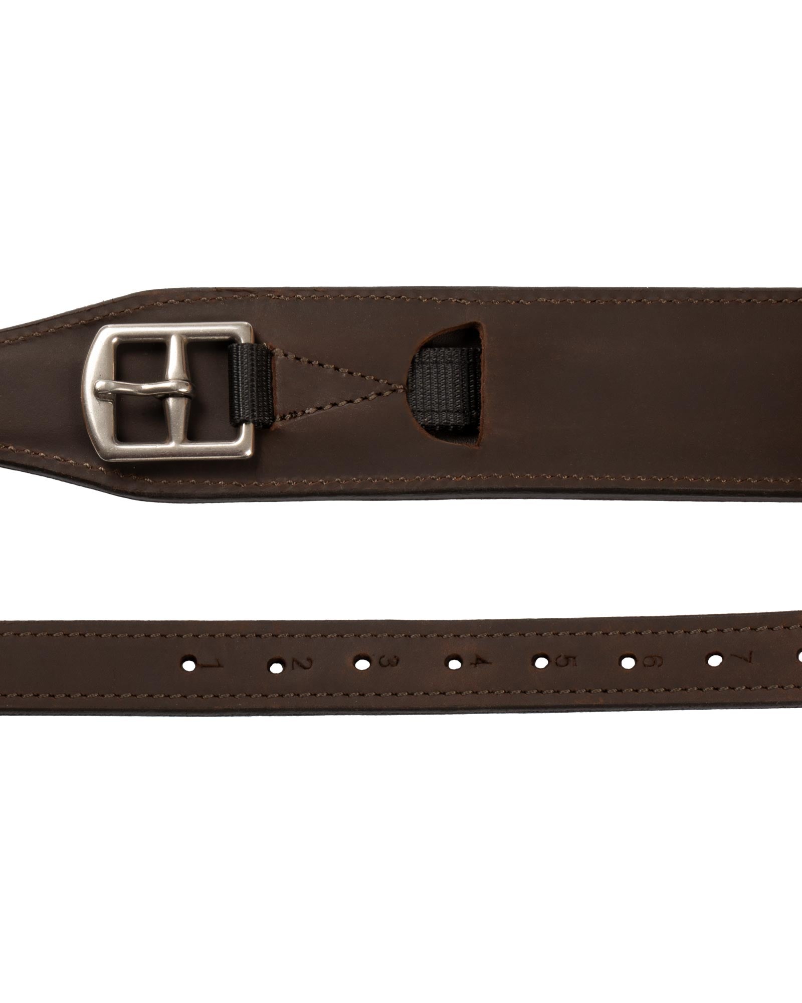 Acavallo Mono Stirrup Leathers Dark Brown