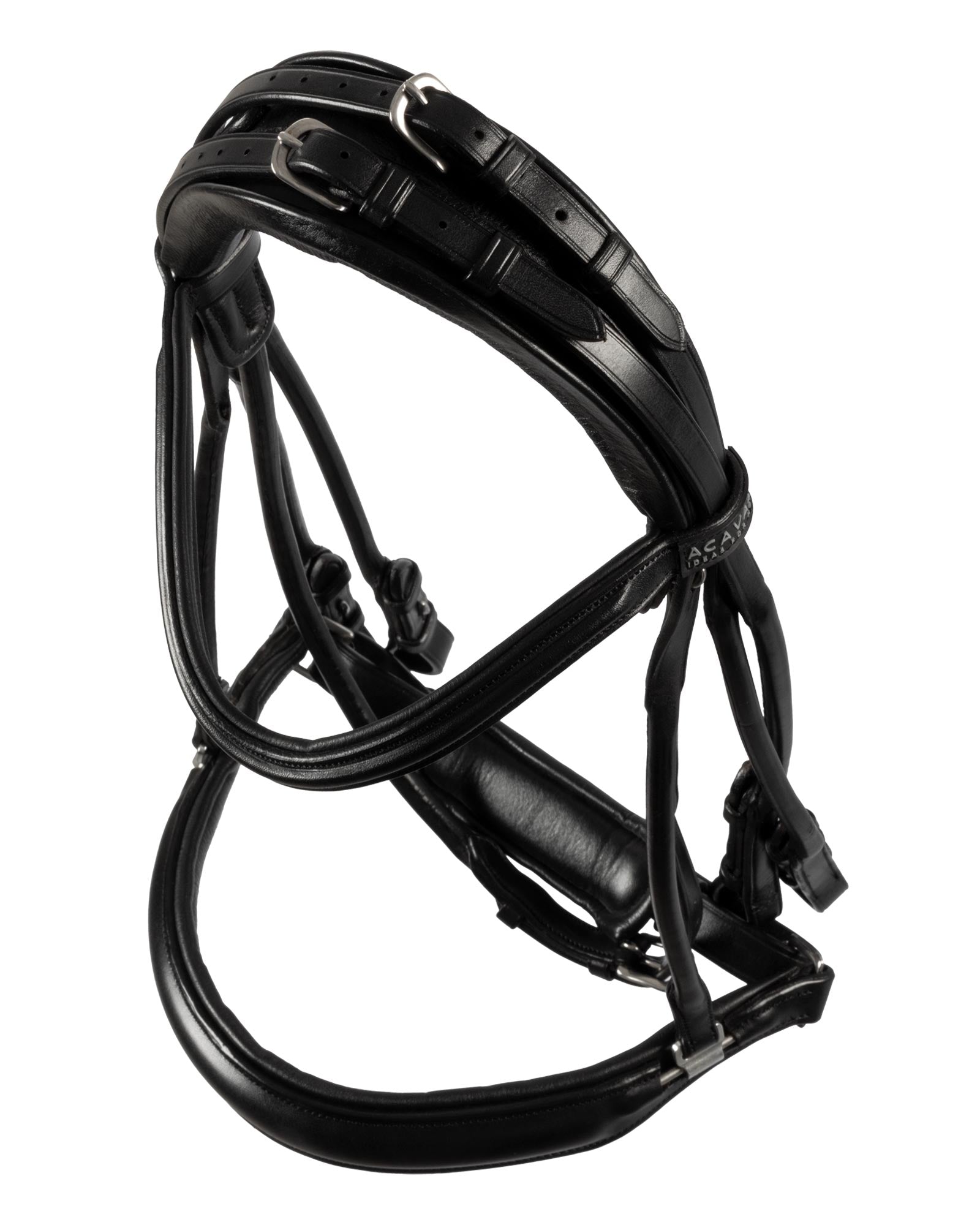 Acavallo Parnaso Bridle Double Reins Black