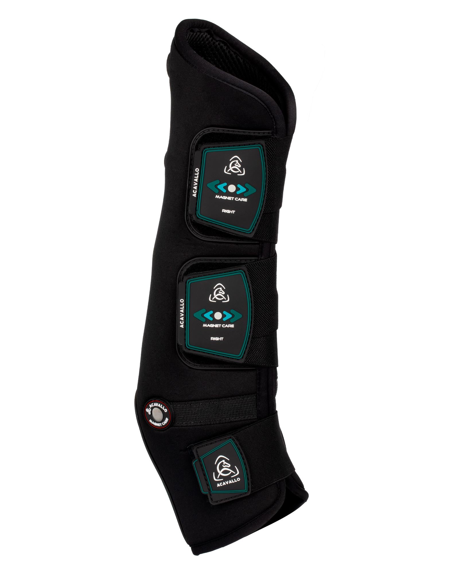 Acavallo Magnet Care Hind Boots Black/Red