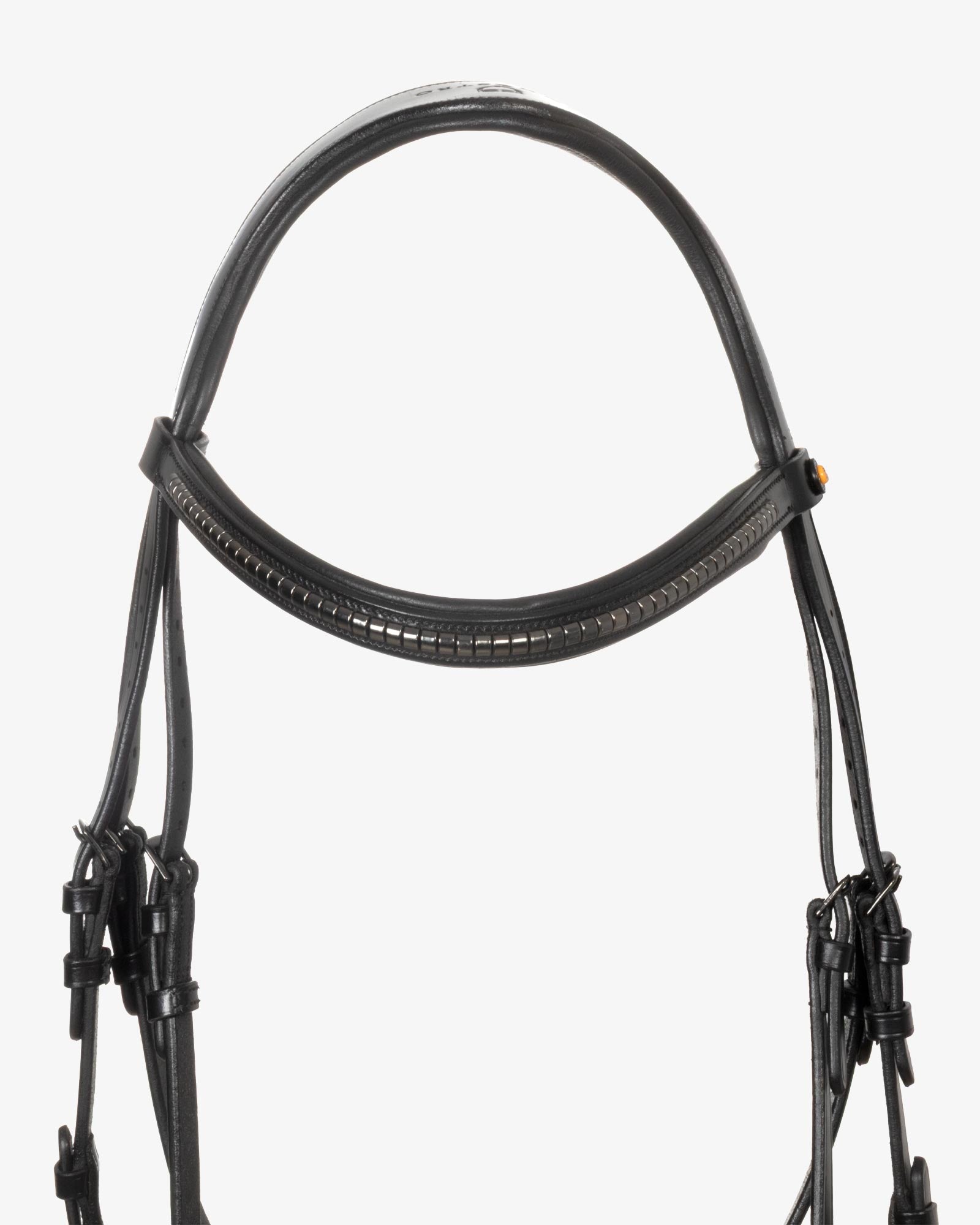 Equestro Leather Bridle With Black Clincher Black | Equiflair