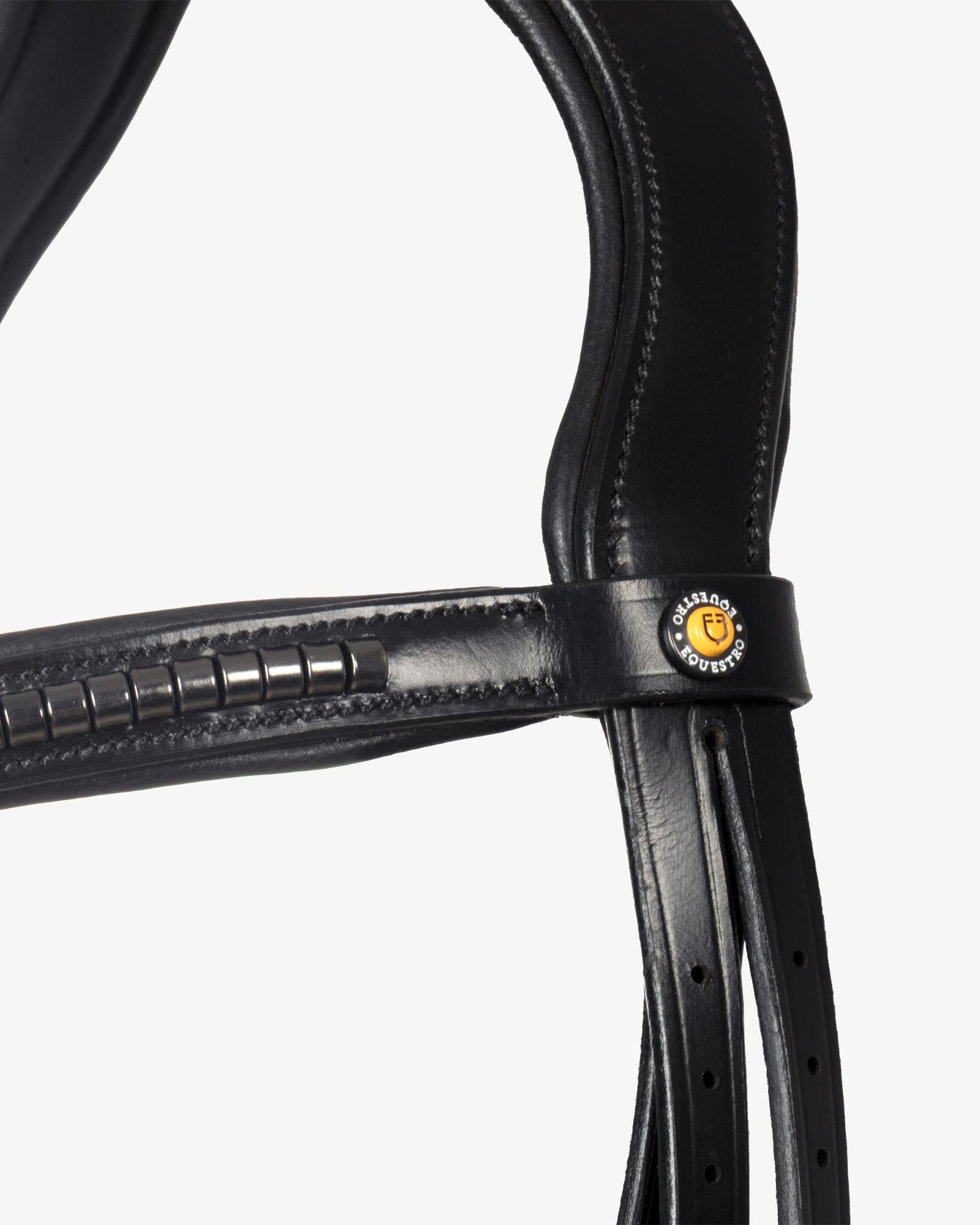 Equestro Leather Bridle With Black Clincher Black | Equiflair