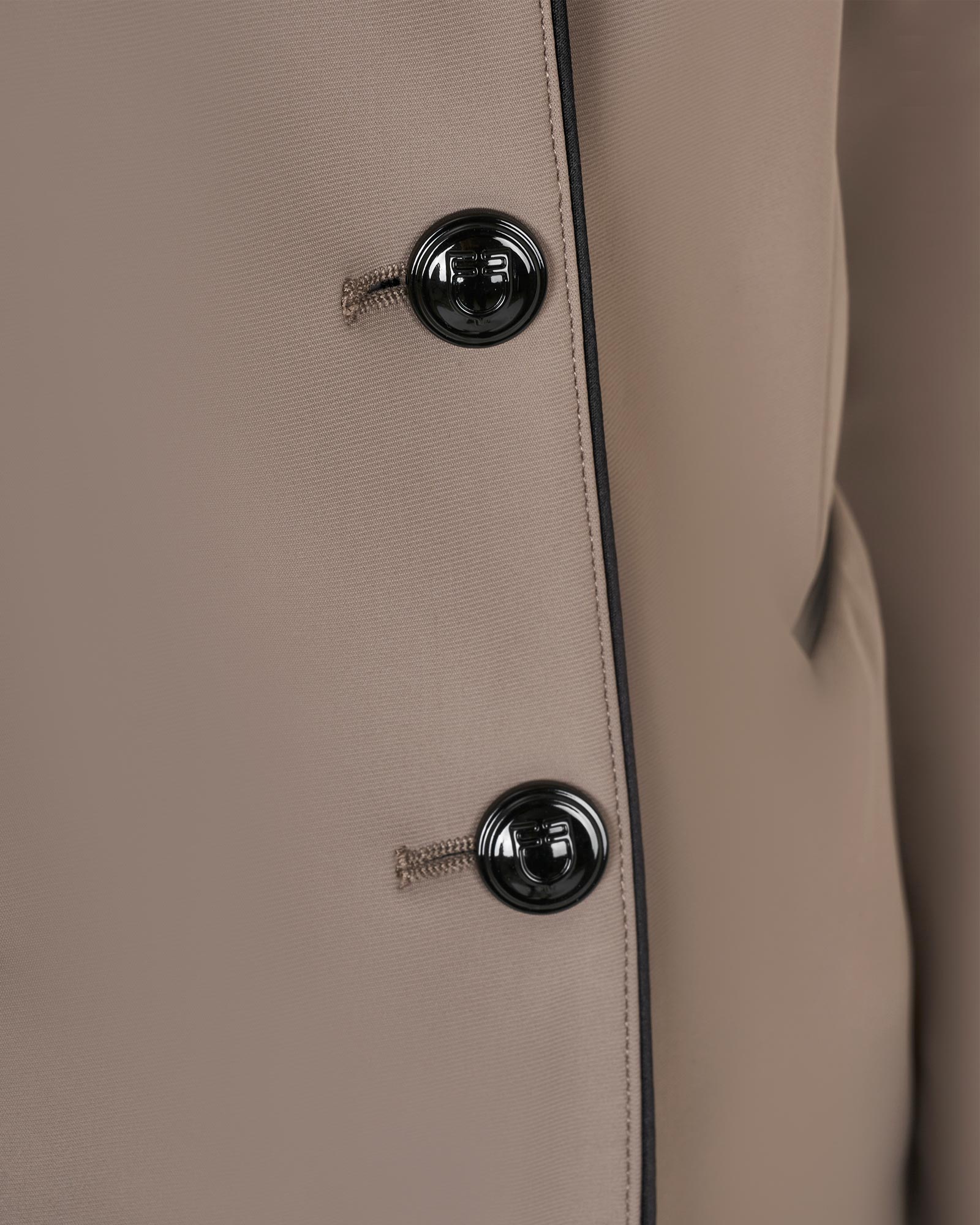 Equestro Women's Three Button Competition Jacket Walnut | Equiflair