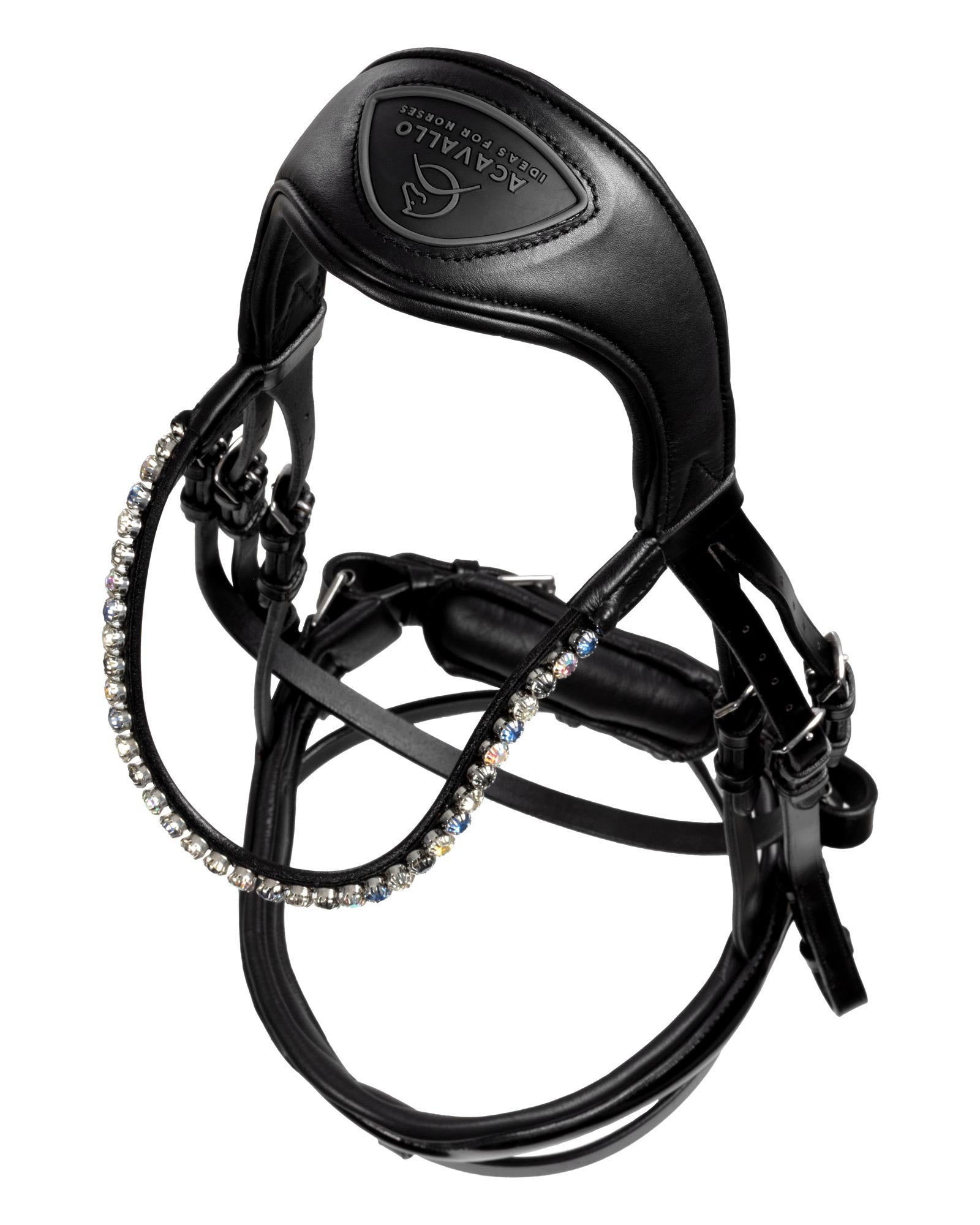 Acavallo Moulin Rouge Calfskin Bridle Black