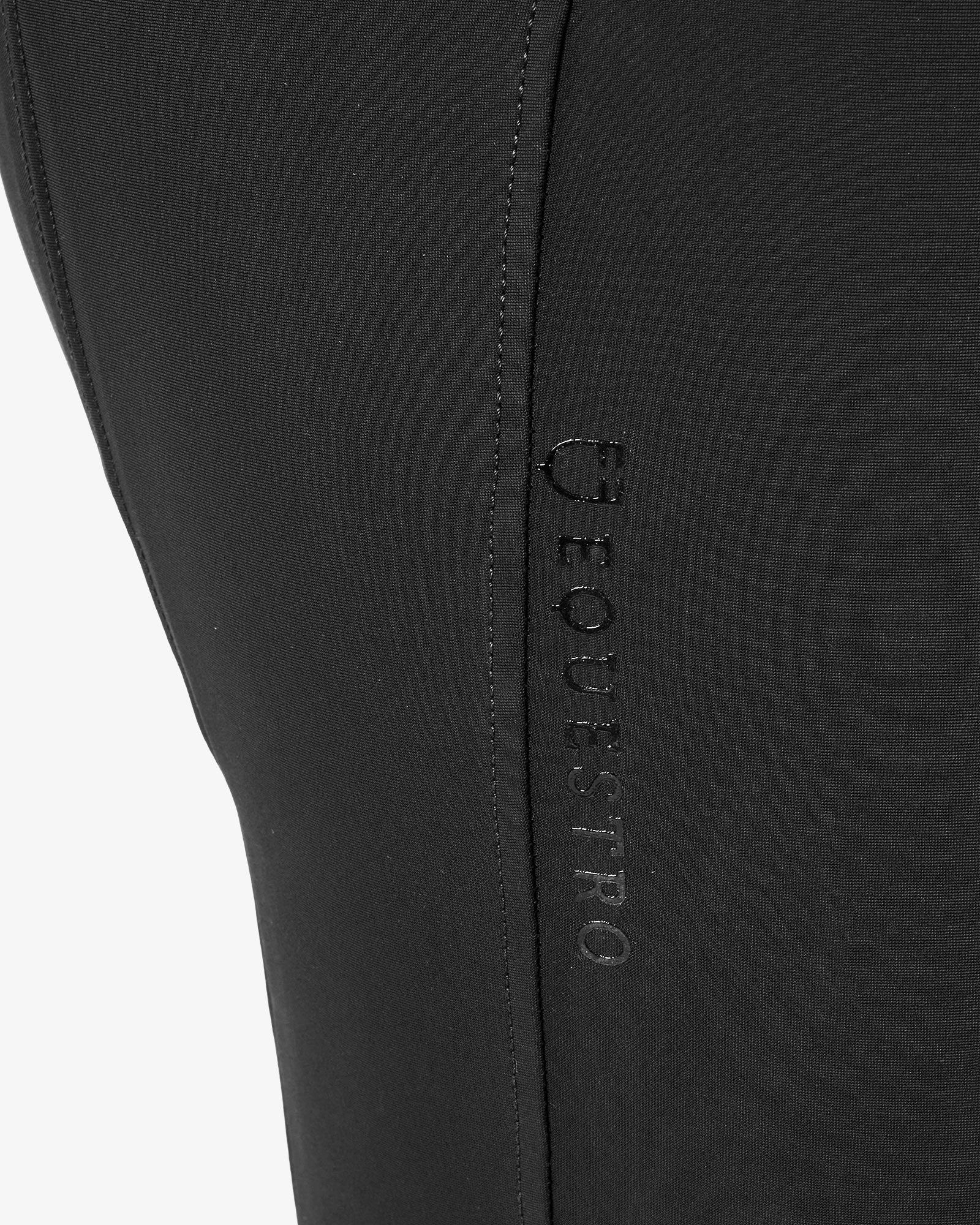 Equestro Women's High Waisted Knee Grip Breeches Black