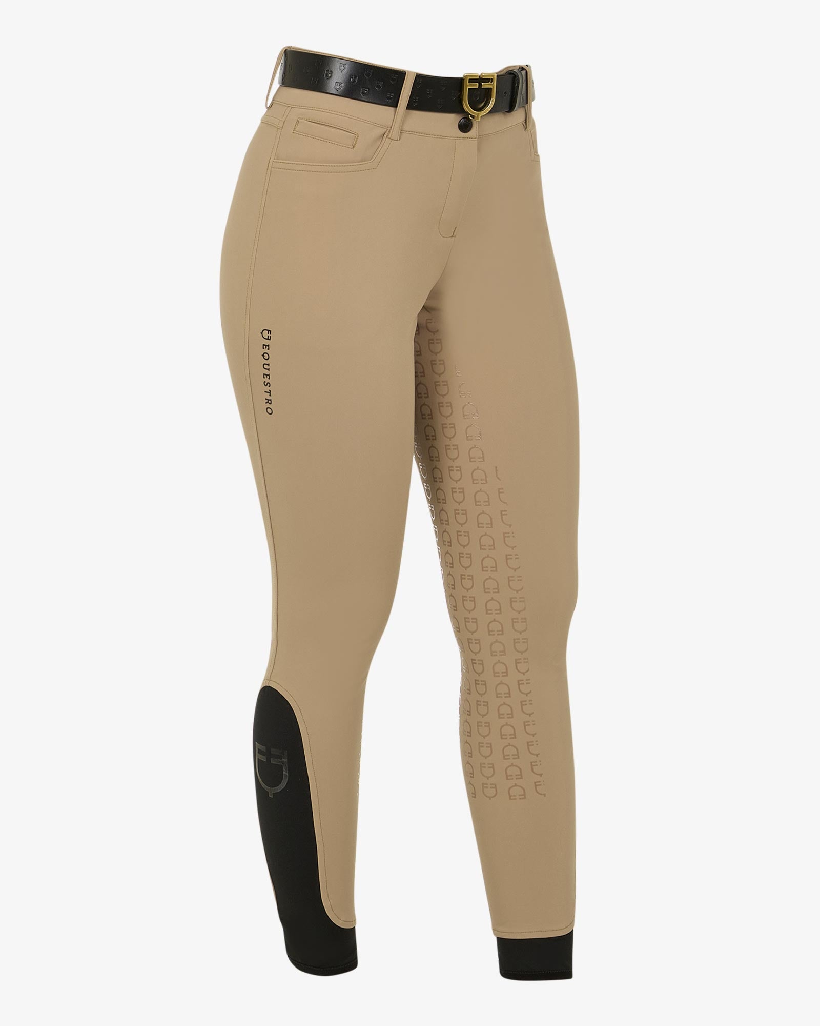 Equestro Women'S High Waisted Full Grip Breeches Incense