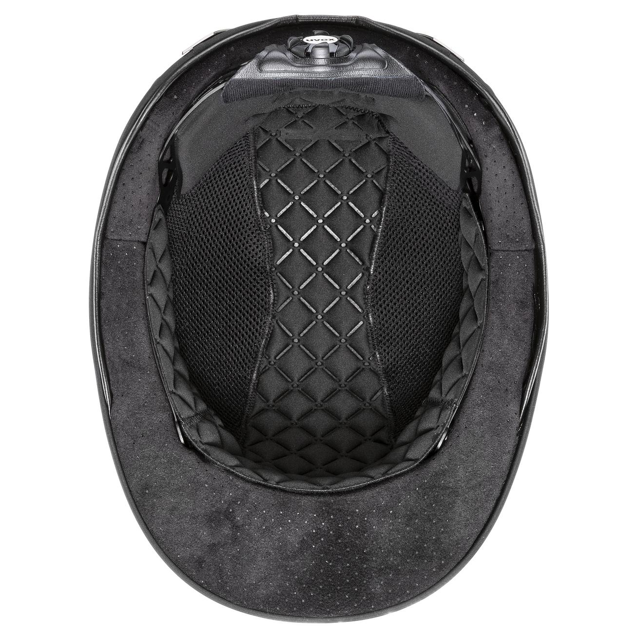 UVEX Suxxeed Diamond Riding Helmet - Black Equestrian Safety Headgear