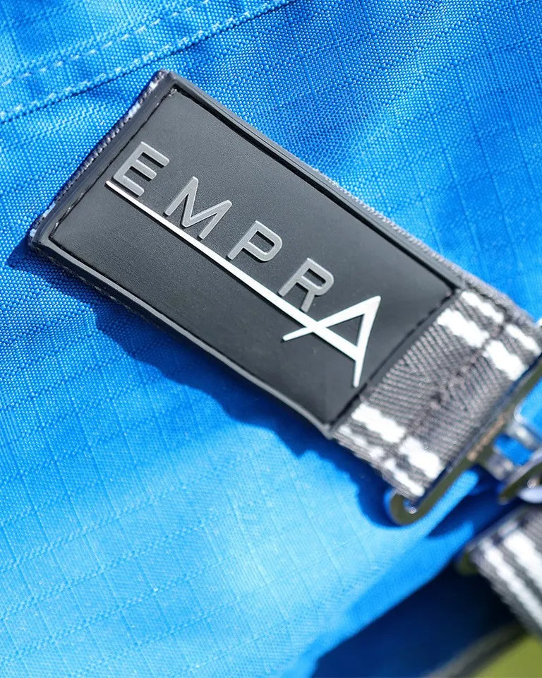 STORMX EMPRA 0 Blue Horse Turnout Rug - Waterproof Equine Rug for Light Weather Protection