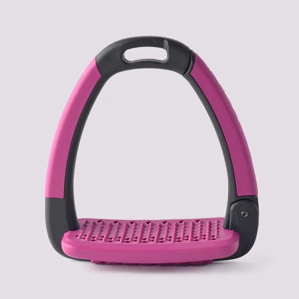 Pink Safety Stirrup - Horse Riding Equipment - Premium Equestrian Stirrup - Rider Safety & Comfort - Equestrian Gear
