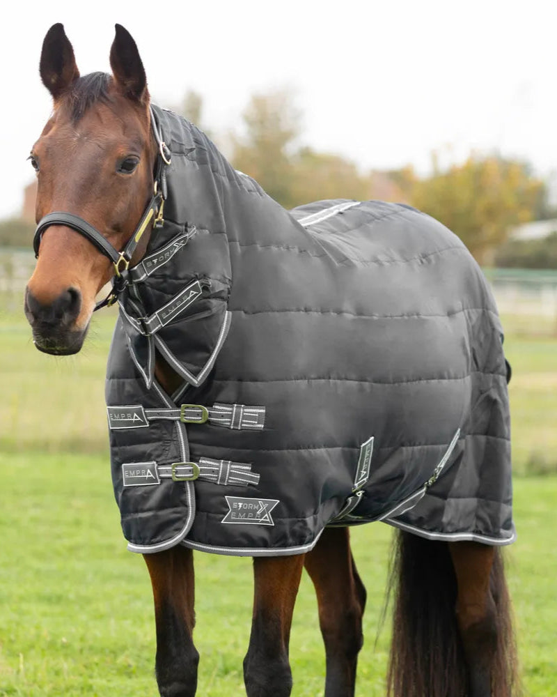StormX Empra 200g Combi Stable Rug - Black Horse Rug | Equiflair | Warm Winter Horse Blanket