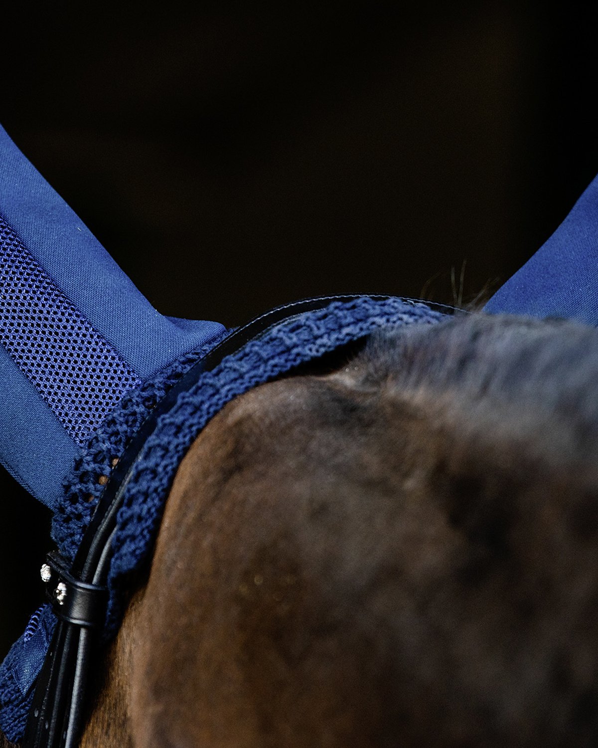 Schockemohle Air Silent Fly Veil Navy