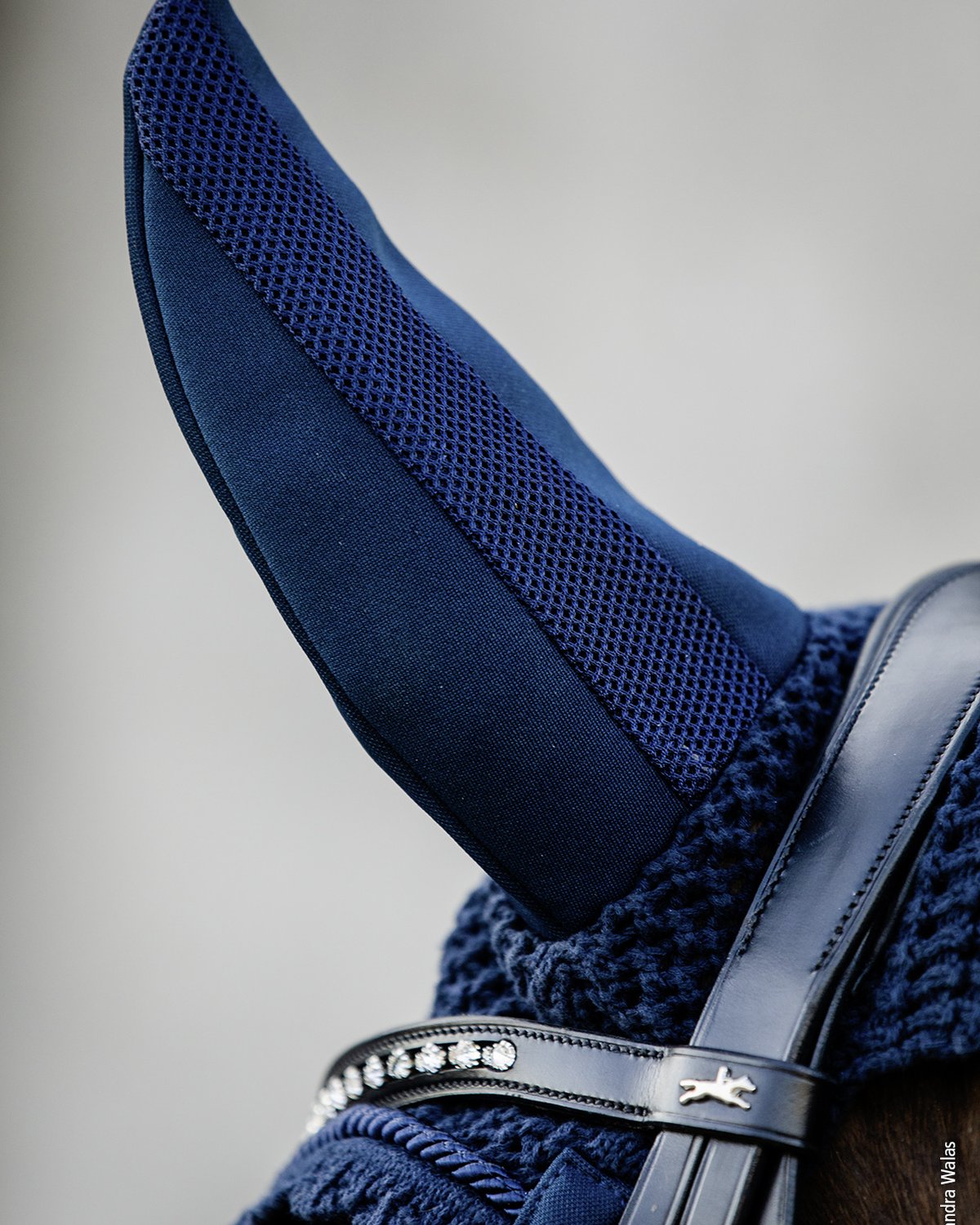 Schockemohle Air Silent Fly Veil Navy