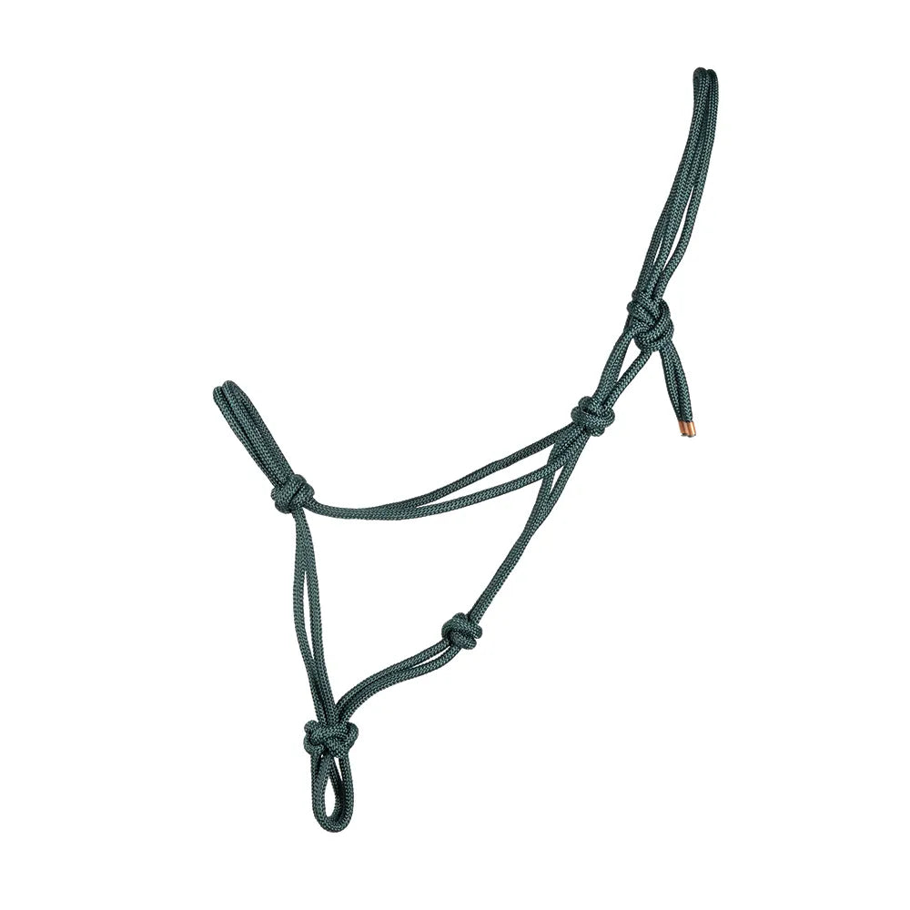 Hy Equestrian Rope Halter - Hunter Green - Headcollar Horse location-31143526467-outofstock Cob/Full