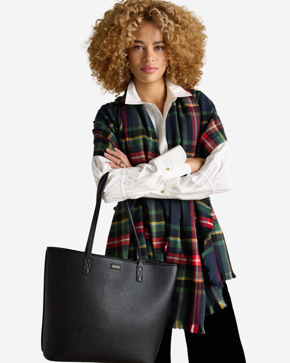 Joules Jemima Black Tote Bag