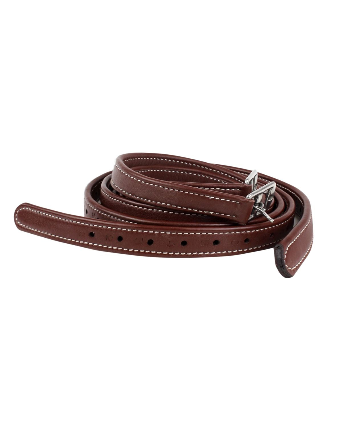 KM Elite Luxury Stirrup Leathers Chestnut