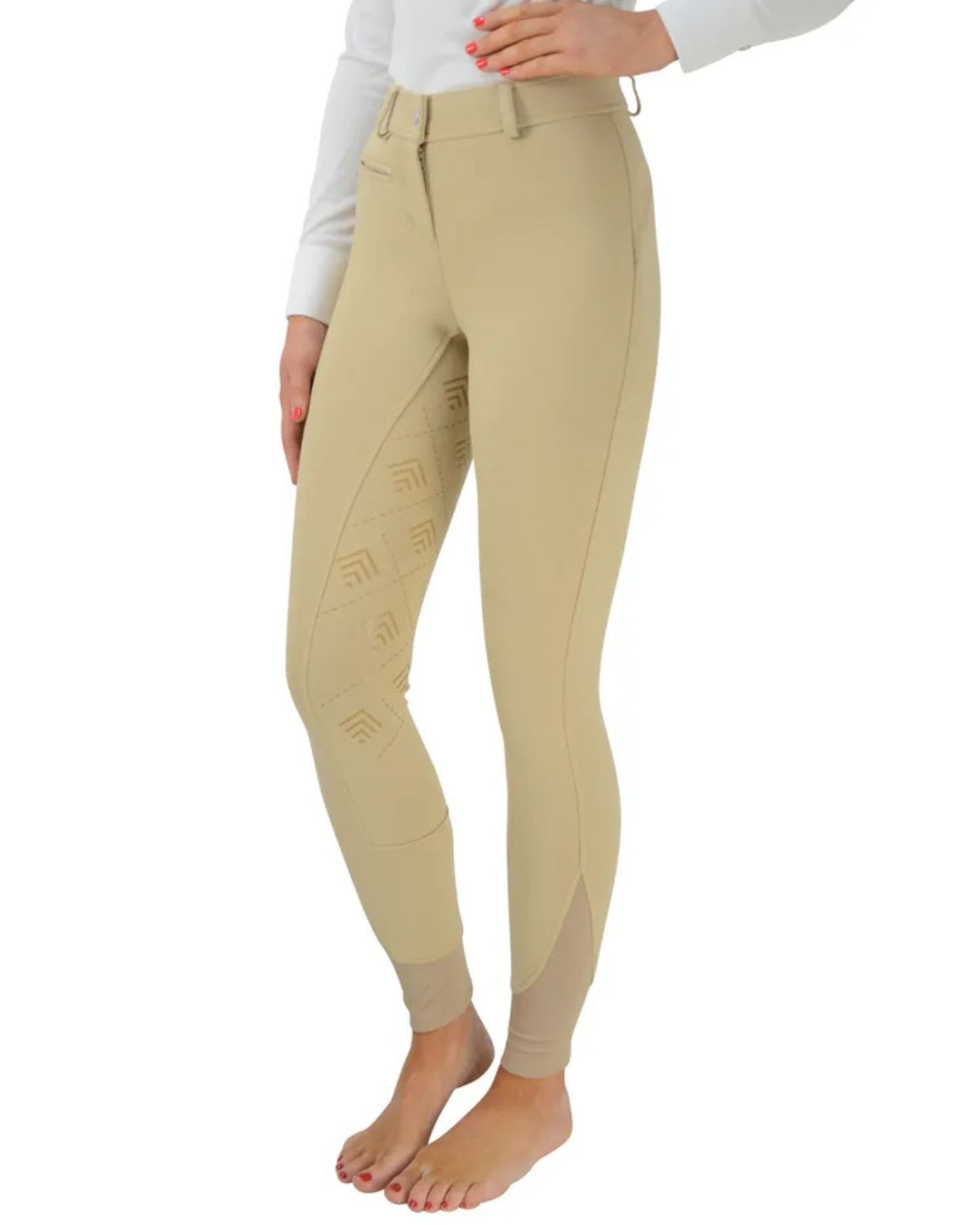 Hy Equestrian Derby Ladies Breeches - Beige