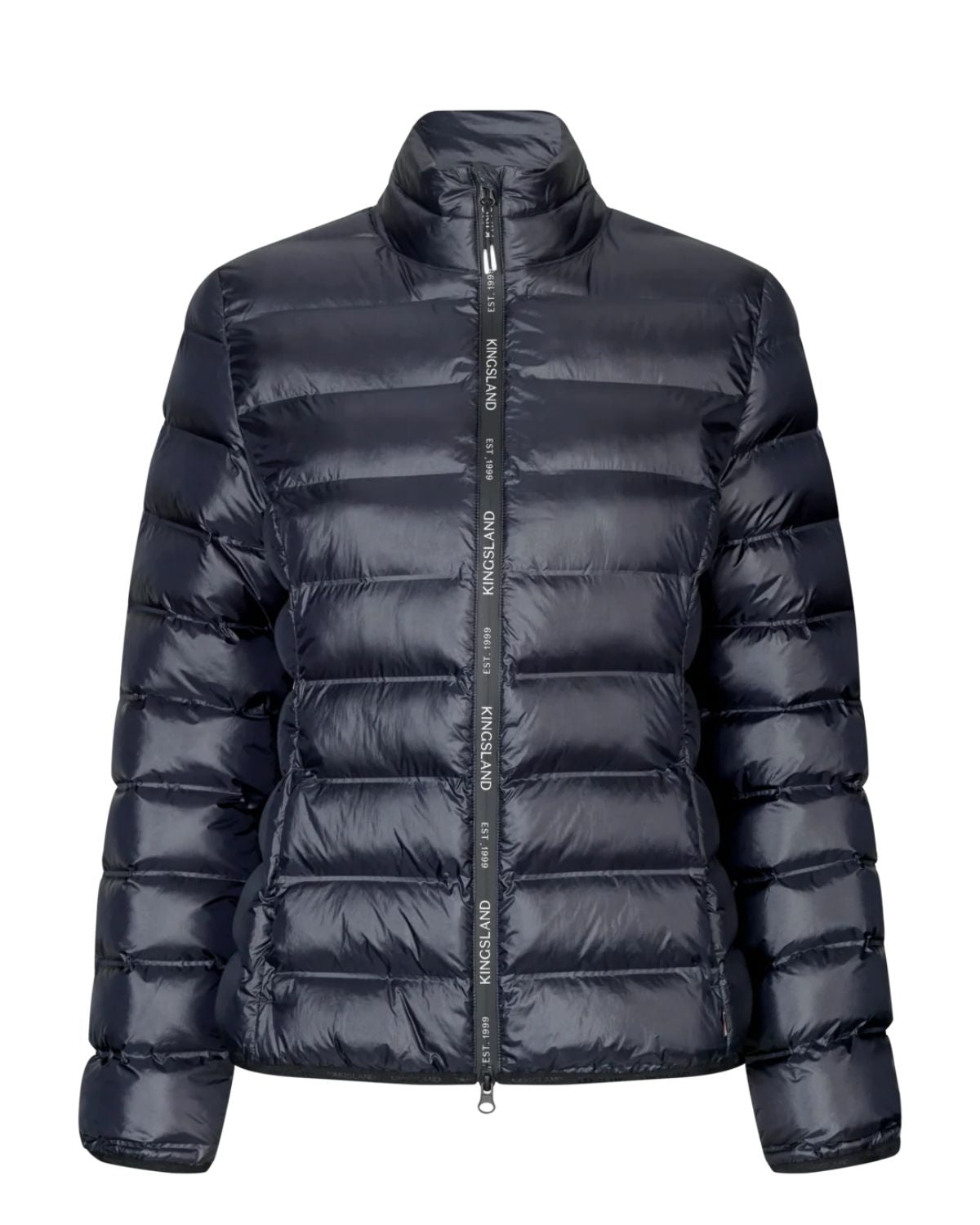 KINGSLAND KLVAM Padded Ladies Jacket Navy - Water Repellent, Wind Resistant, Lightweight Riding Coat EST 1999