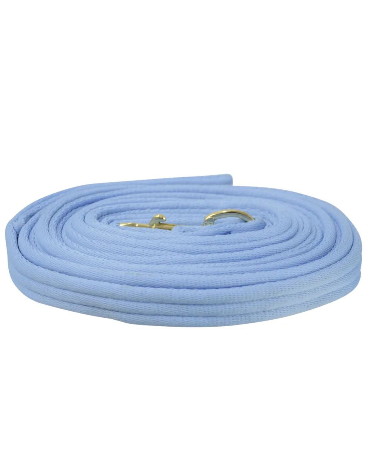 Hy Equestrian Soft Webbing Lunge Rein Brilliant Blue