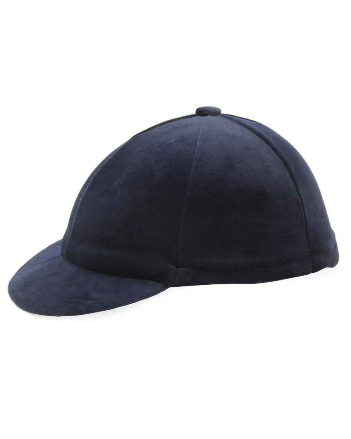 Hy Equestrian Velvet Hat Cover Navy