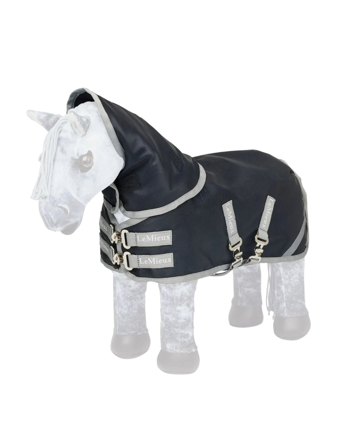 LeMieux Toy Pony Storm-Tek Rug Navy: Miniature Horse Blanket with Detachable Neck