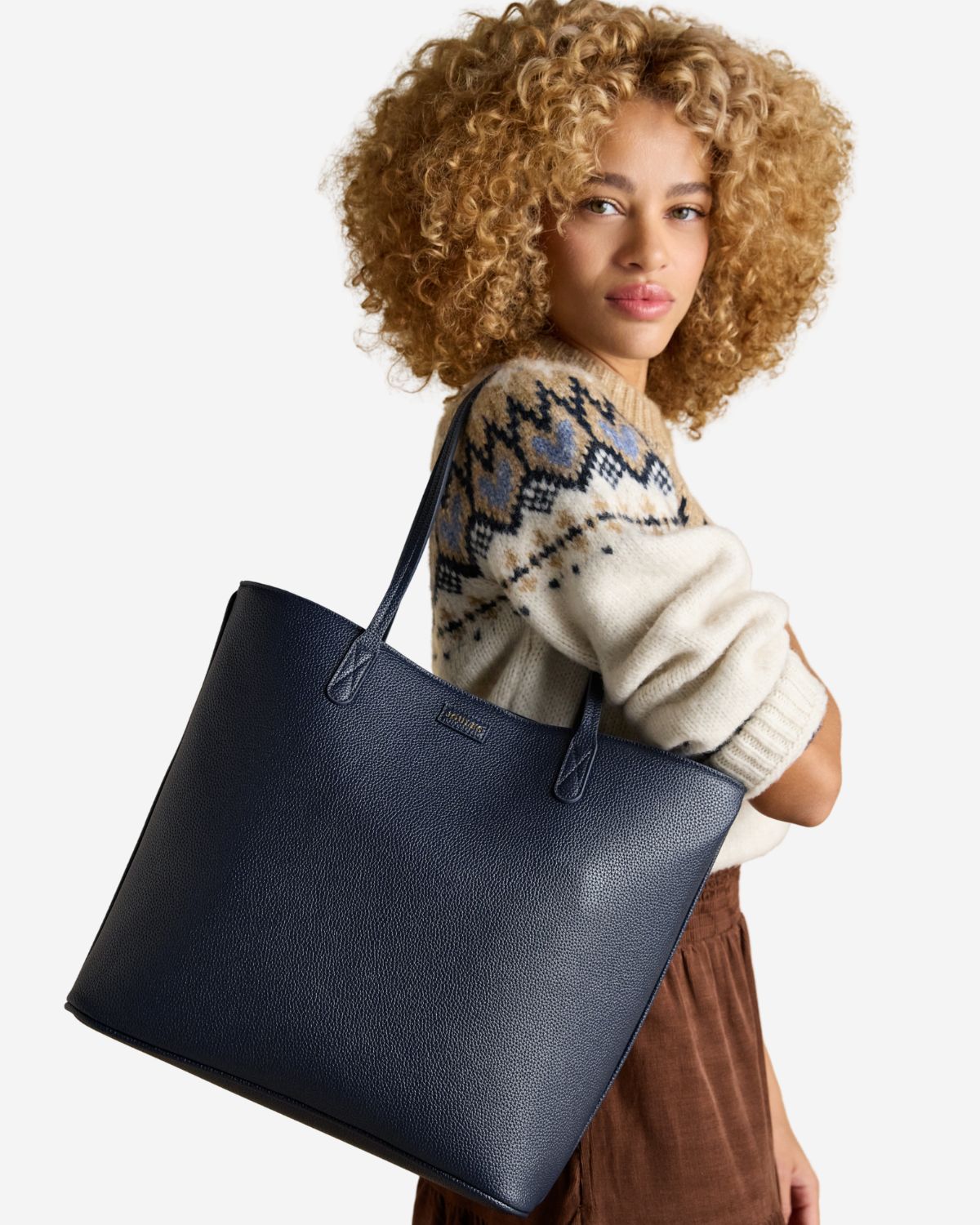 Joules Jemima Navy Tote Bag
