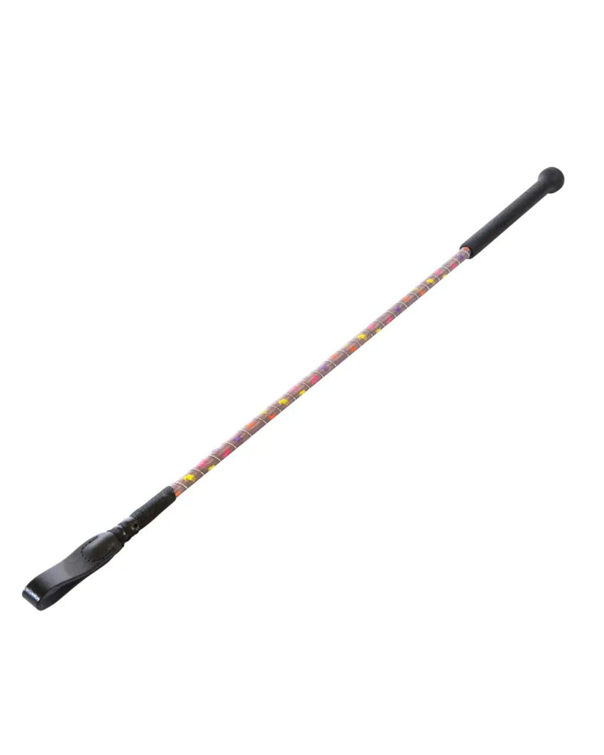 Hy Equestrian Silver Riding Whip Grey