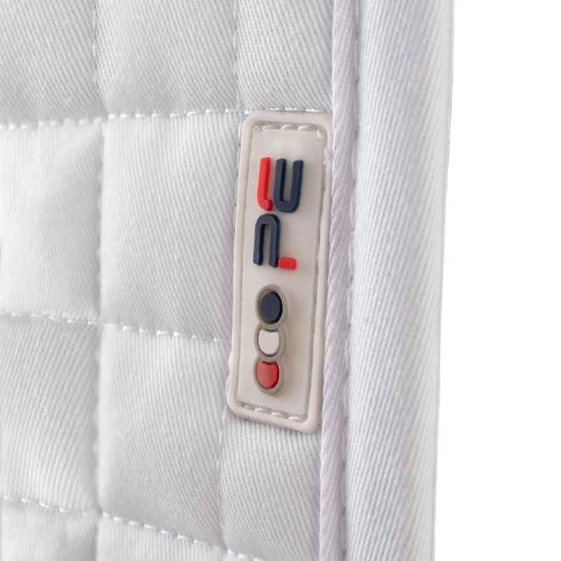 Premier Equine Close Contact Cotton Dressage Saddle Pad White
