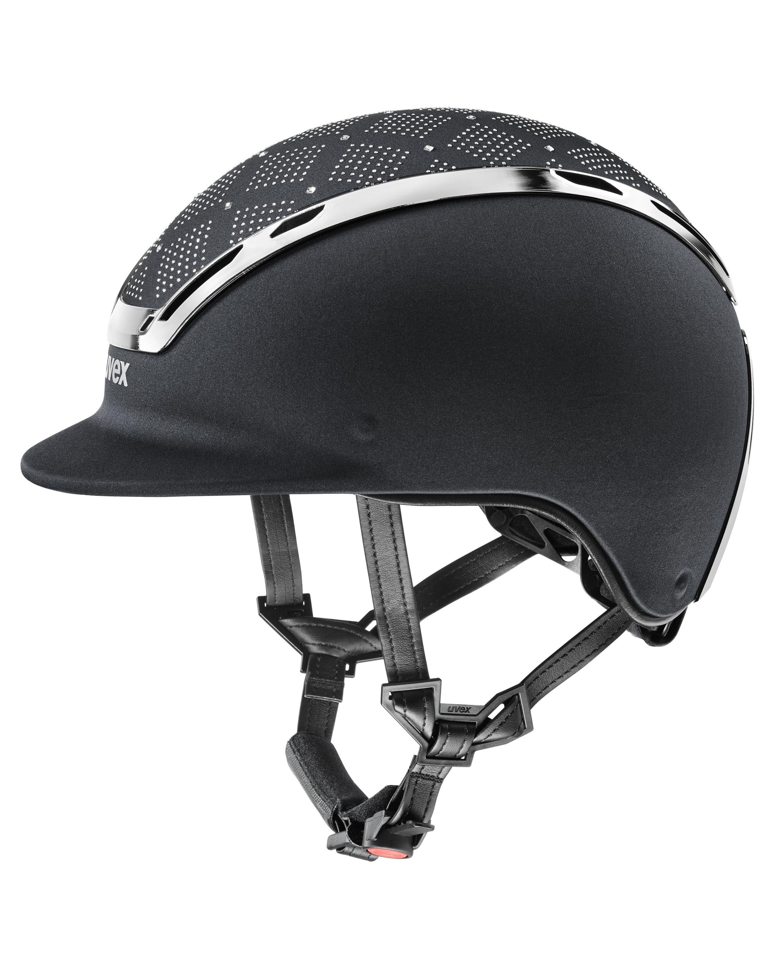 Uvex Exxeed Jewel Riding Helmet - Black