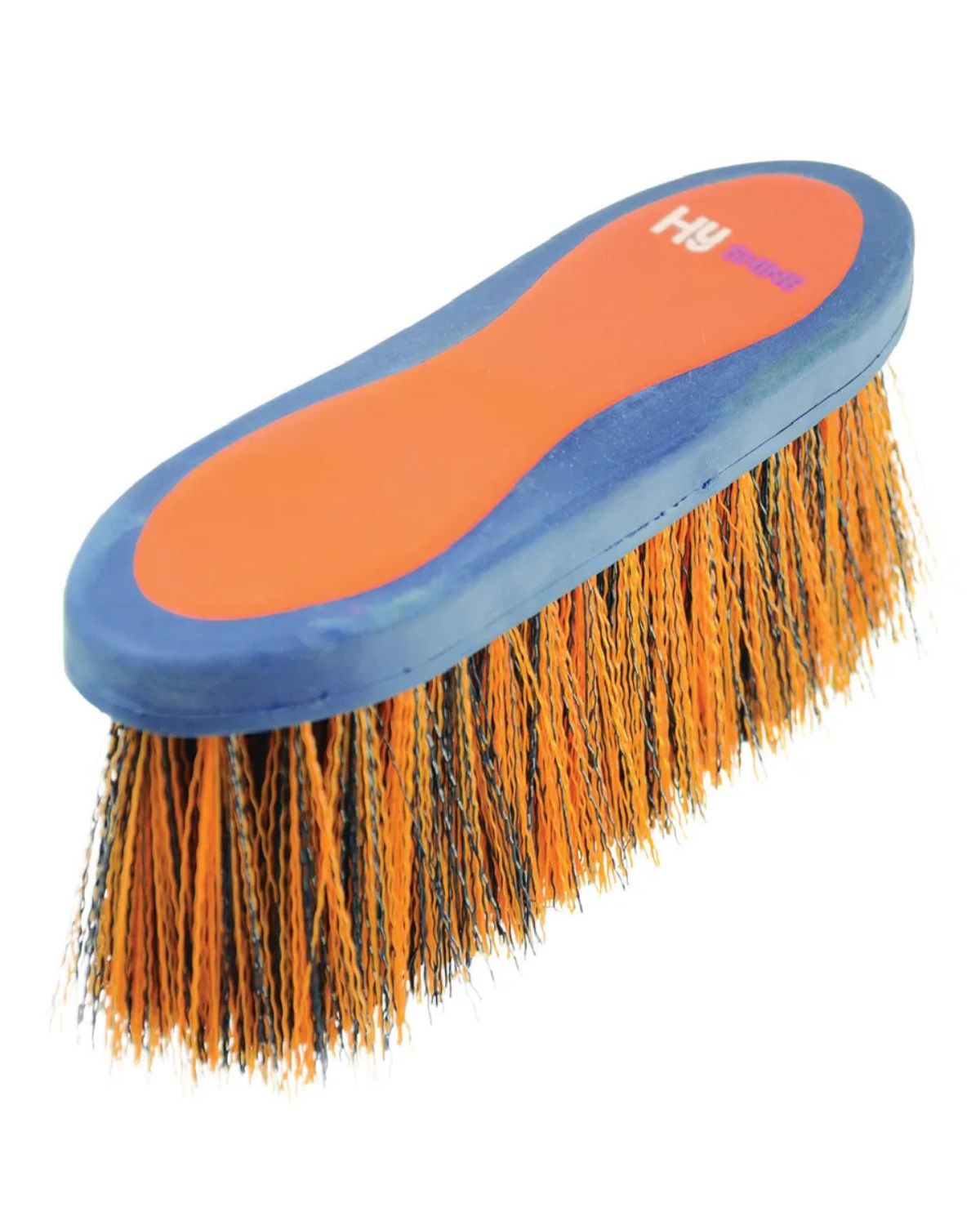 Hy Equestrian Pro Groom Long Bristle Dandy Brush - Navy/Orange - Grooming Brushes Grooming Horse