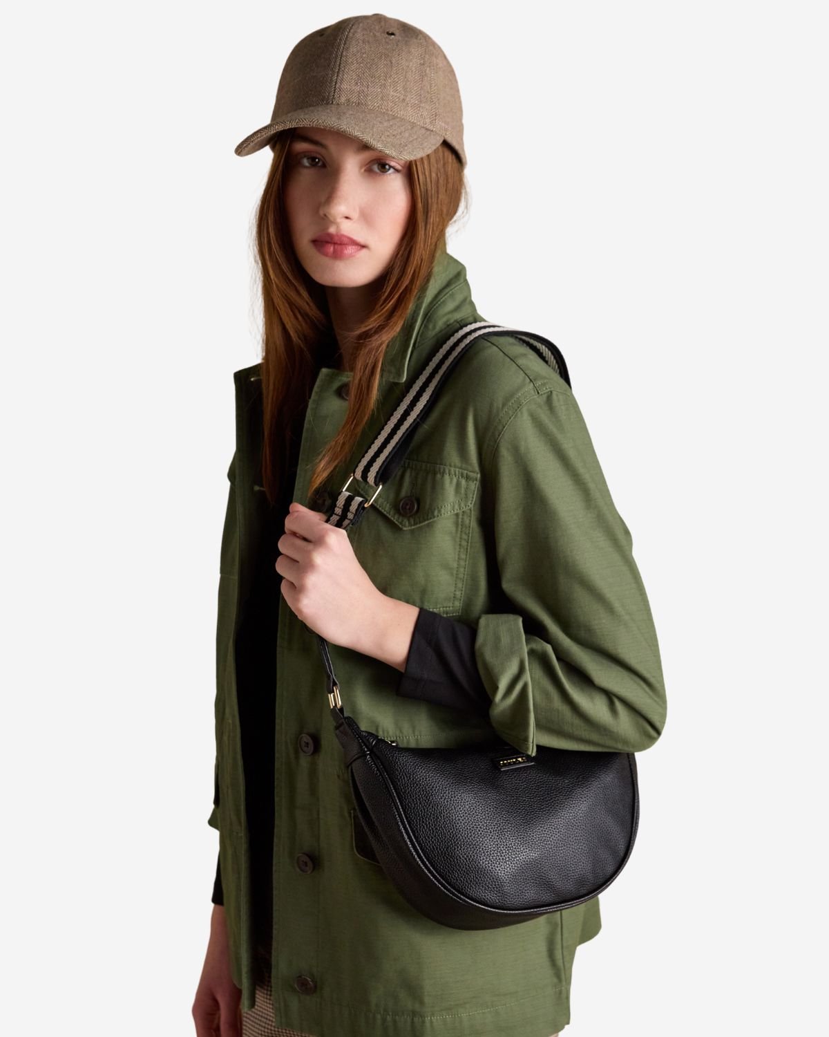 Joules Jade Moon Cross Body Bag Black | Equiflair