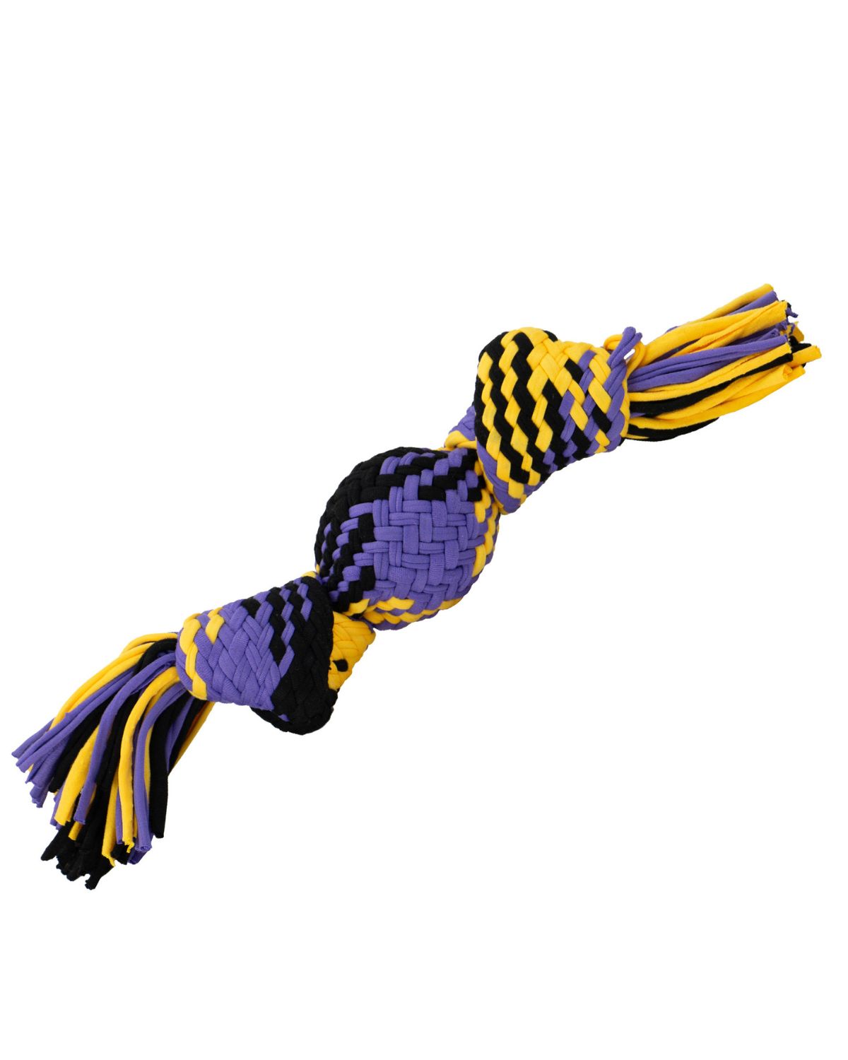 Ancol Playtime Squeak T-Shirt Rope Ball Medium Dog Toy