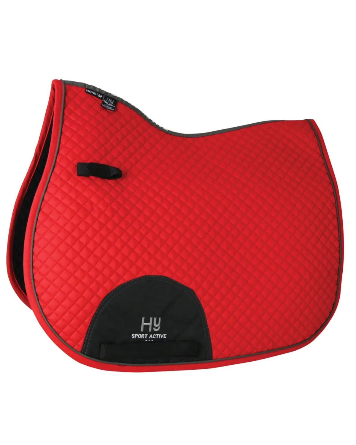 Hy Sport Active GP Saddle Pad Rosette Red