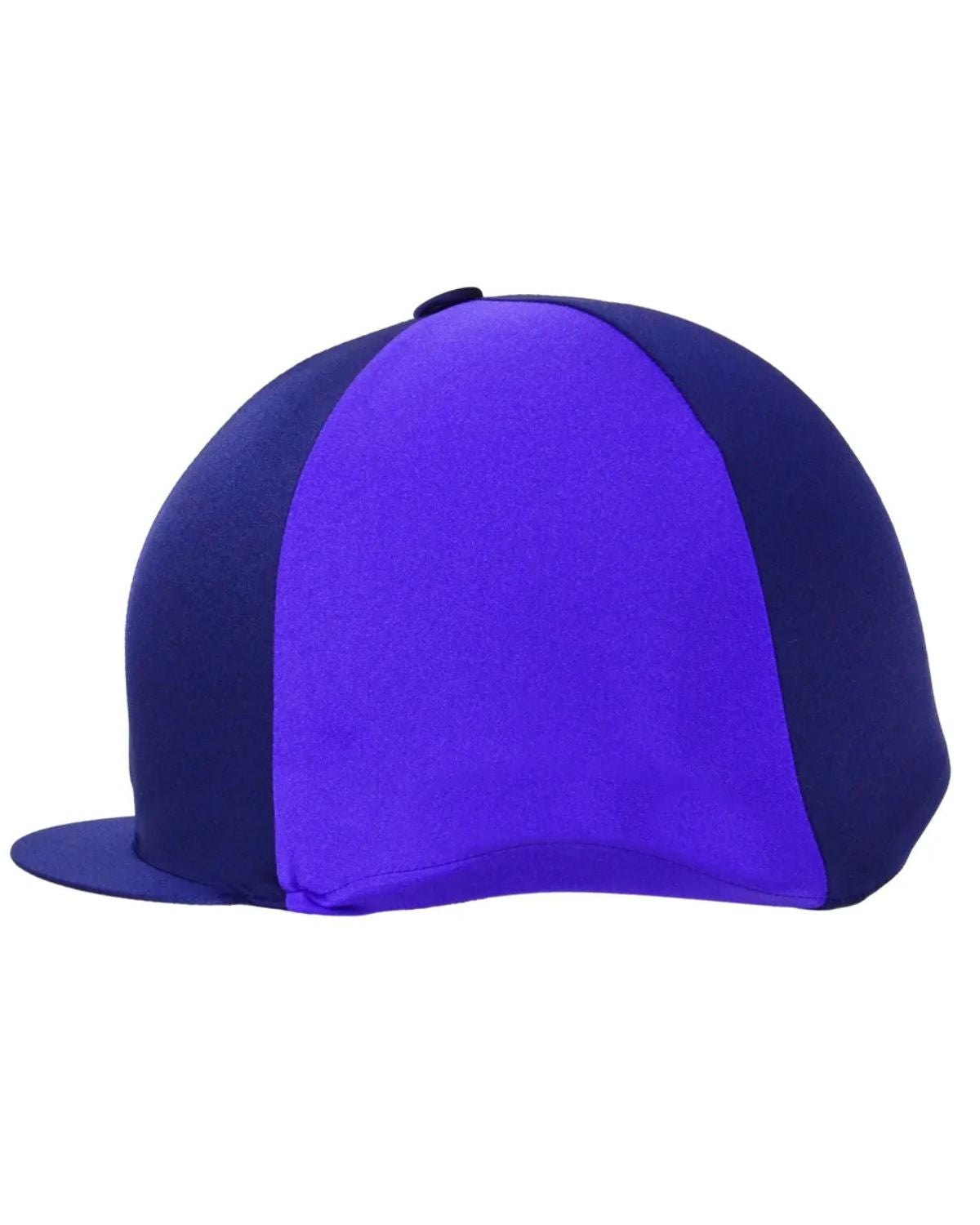 Hy Equestrian Two Tone Hat Cover Navy/Purple