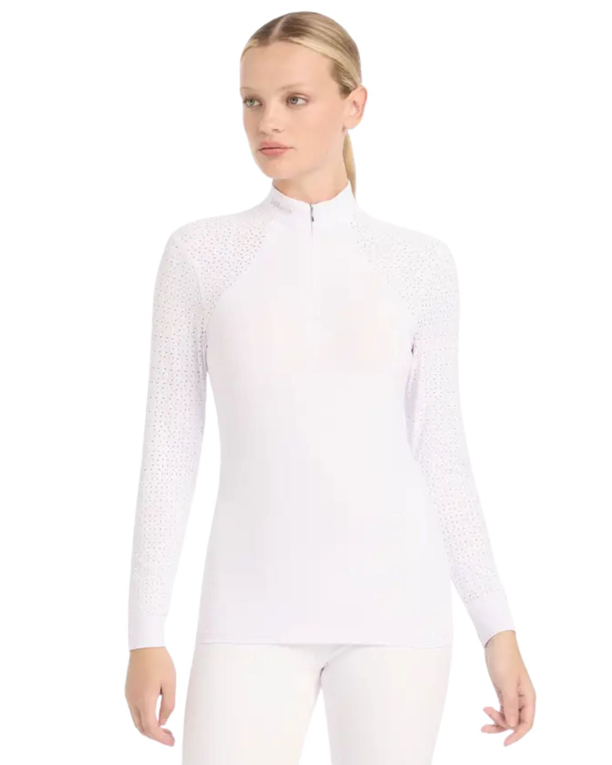 LeMieux Olivia White Long Sleeve Show Shirt | Equestrian Apparel
