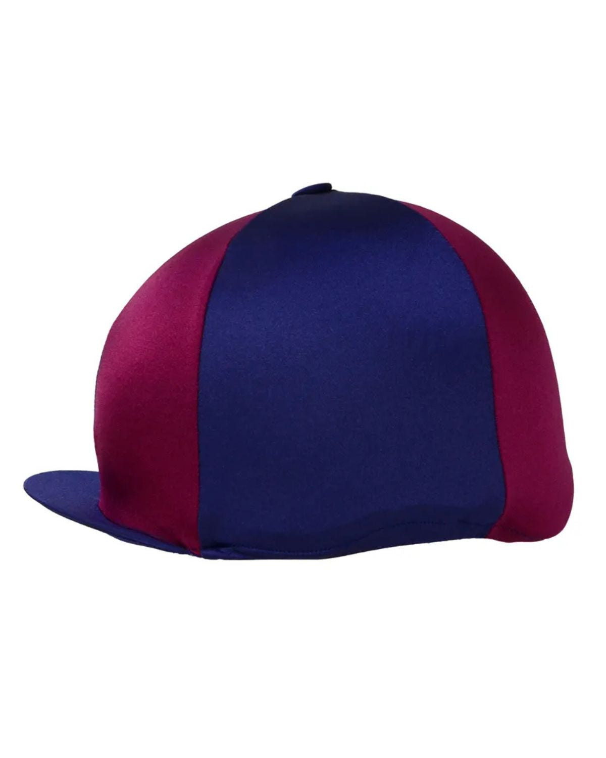 Hy Equestrian Two Tone Hat Cover Navy/Maroon