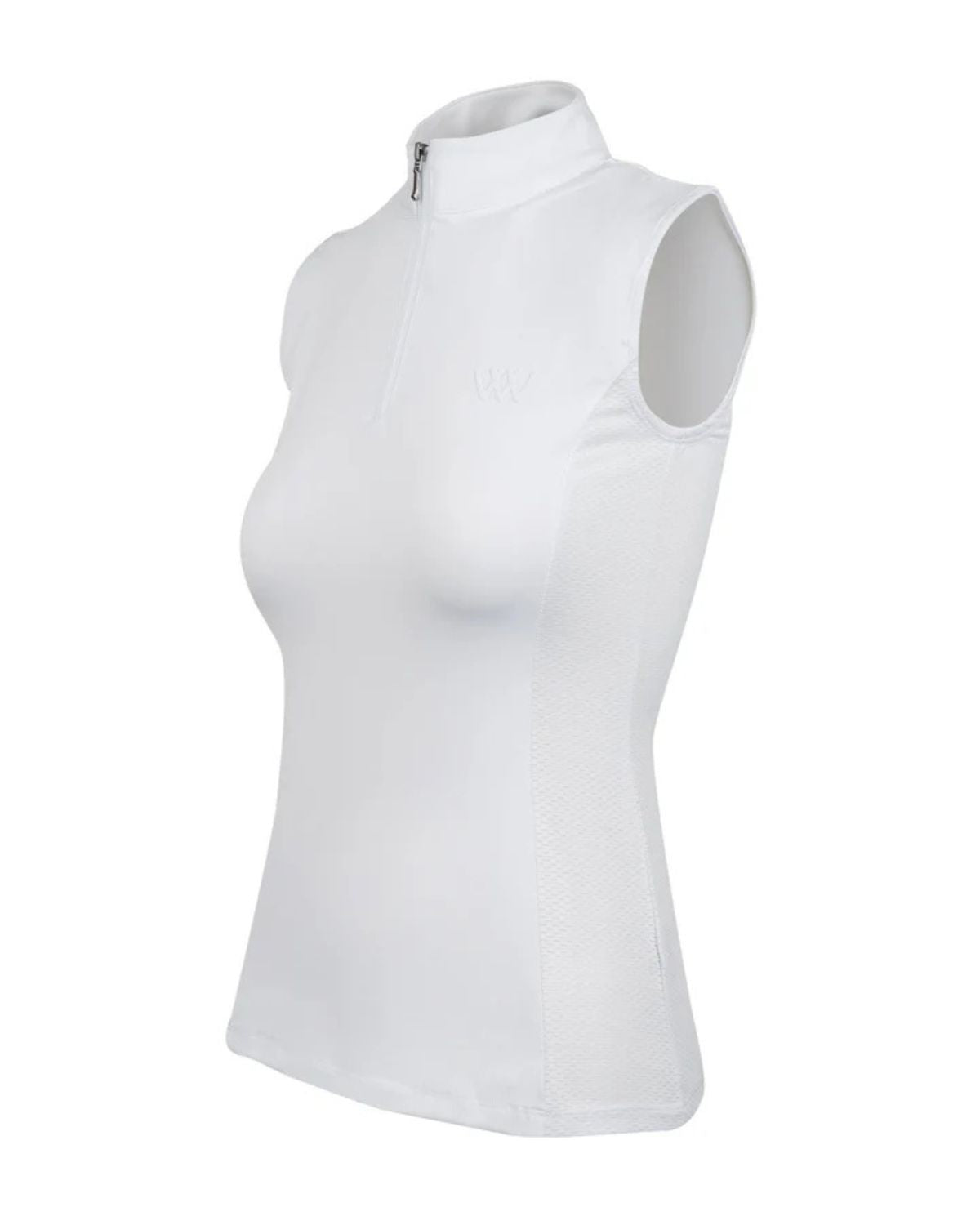 Woof Wear White Sleeveless Riding Shirt | Equestrian Apparel